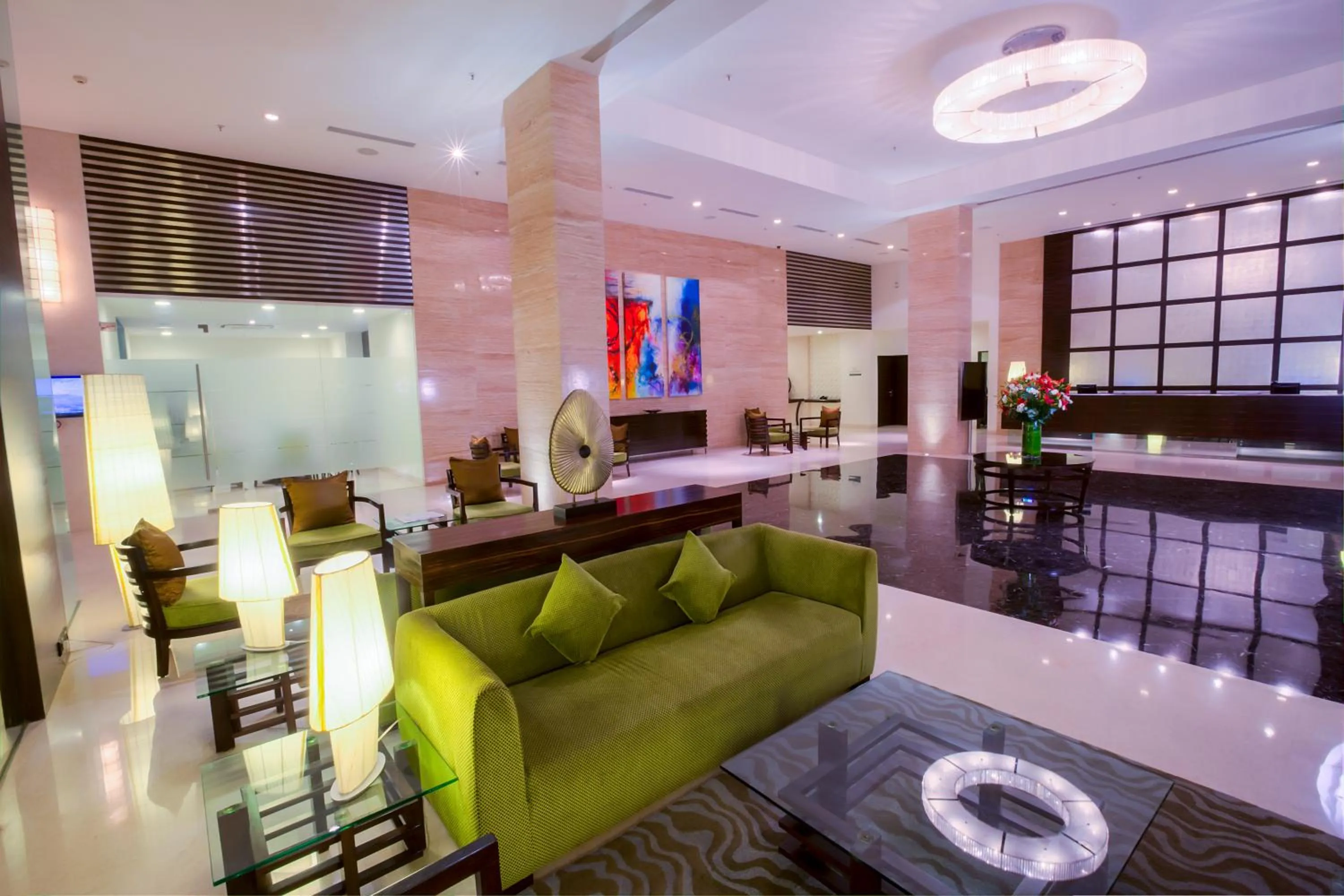 Seating area in Radha Regent Electronic City