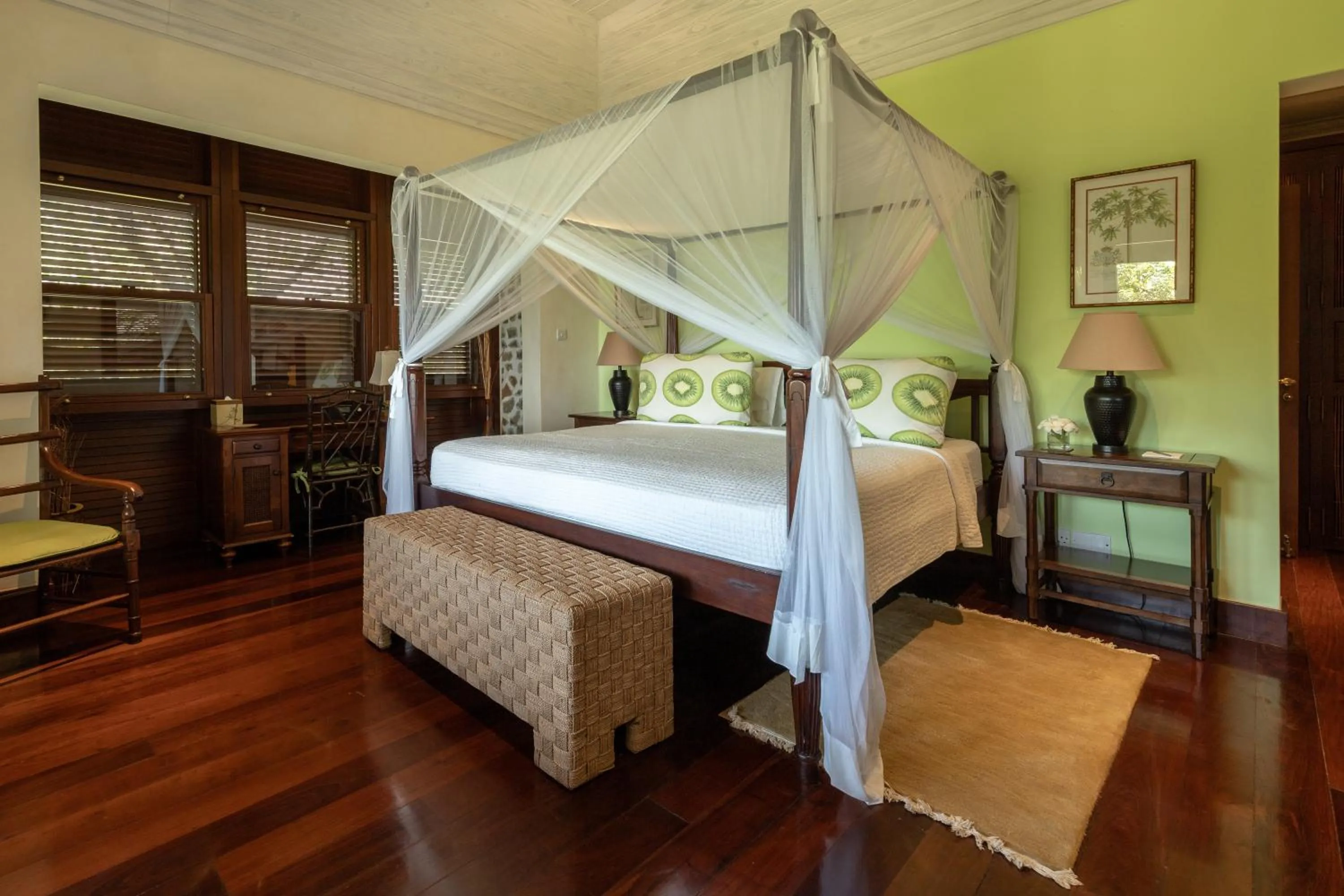 Bed in Canouan Estate Resort & Villas
