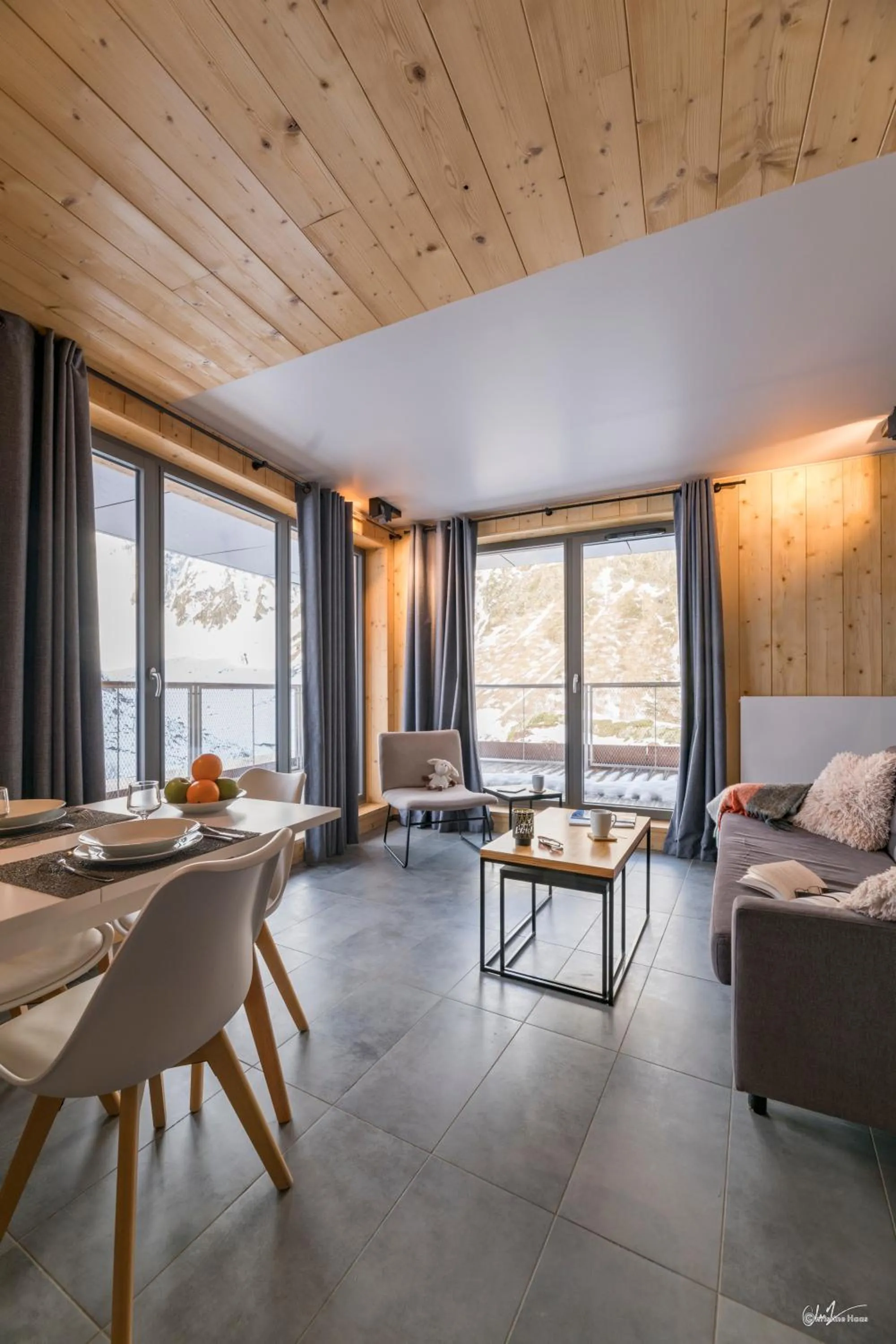 Living room in Lagrange Vacances L’Écrin du Badet