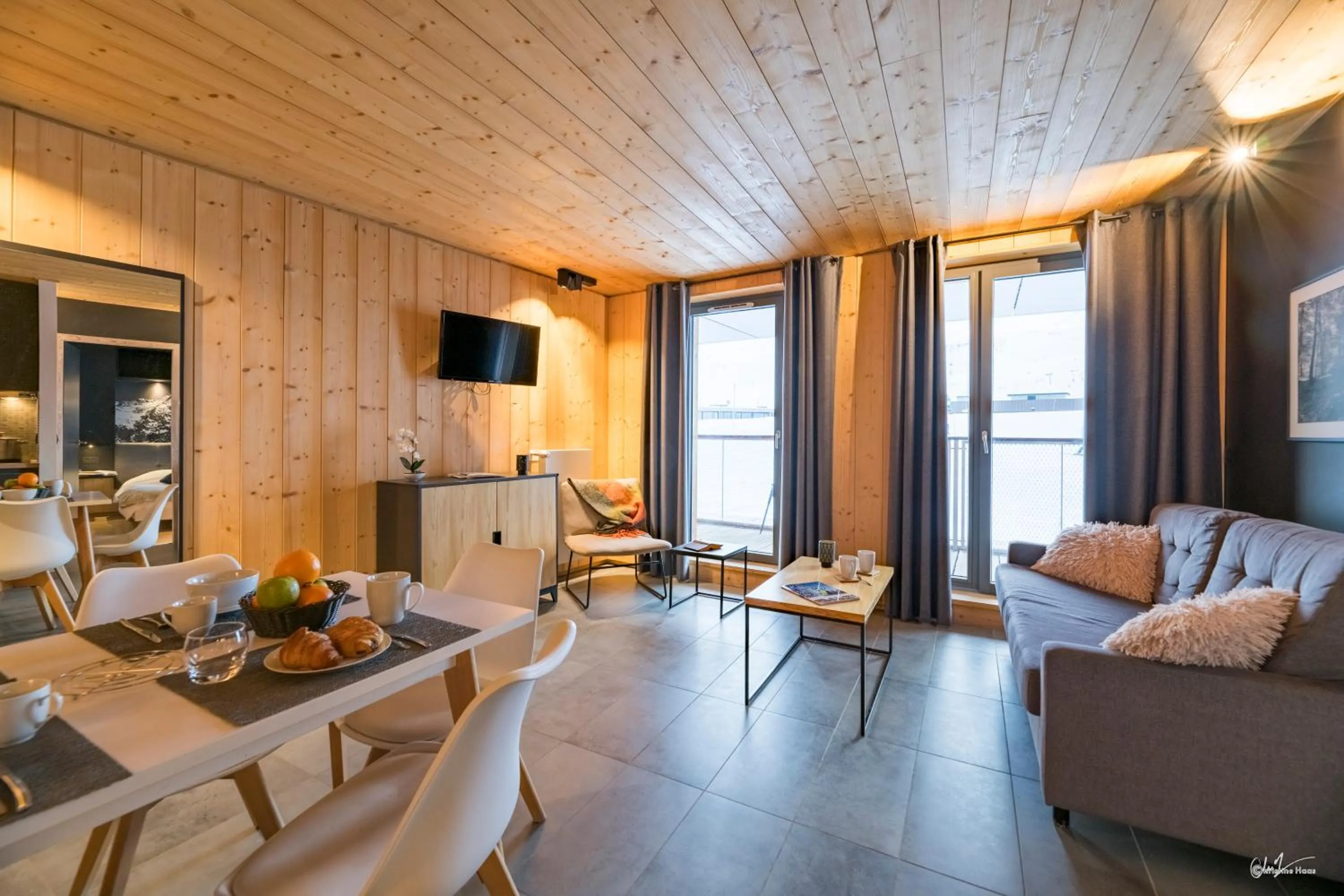 TV and multimedia in Lagrange Vacances L’Écrin du Badet