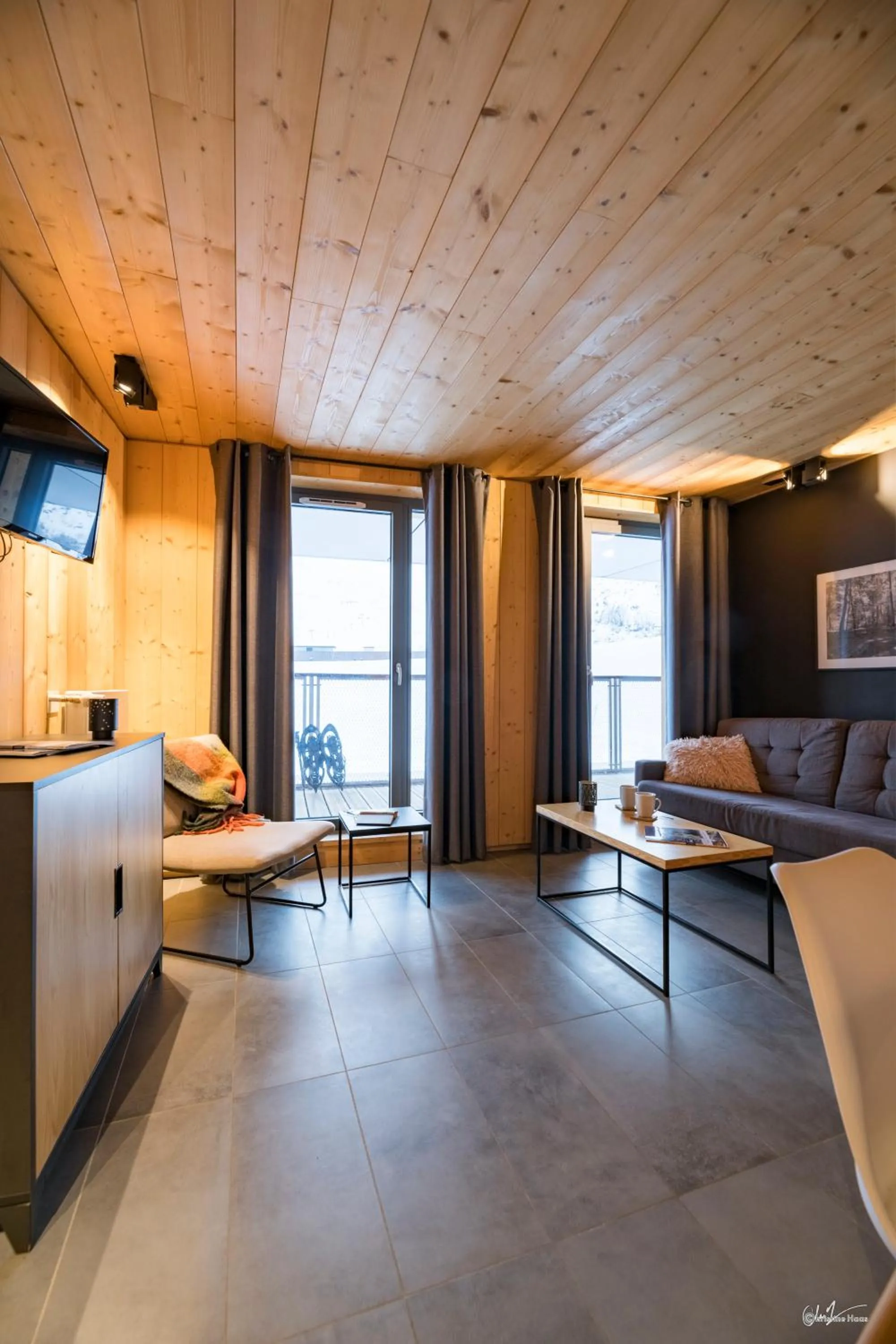 Living room in Lagrange Vacances L’Écrin du Badet