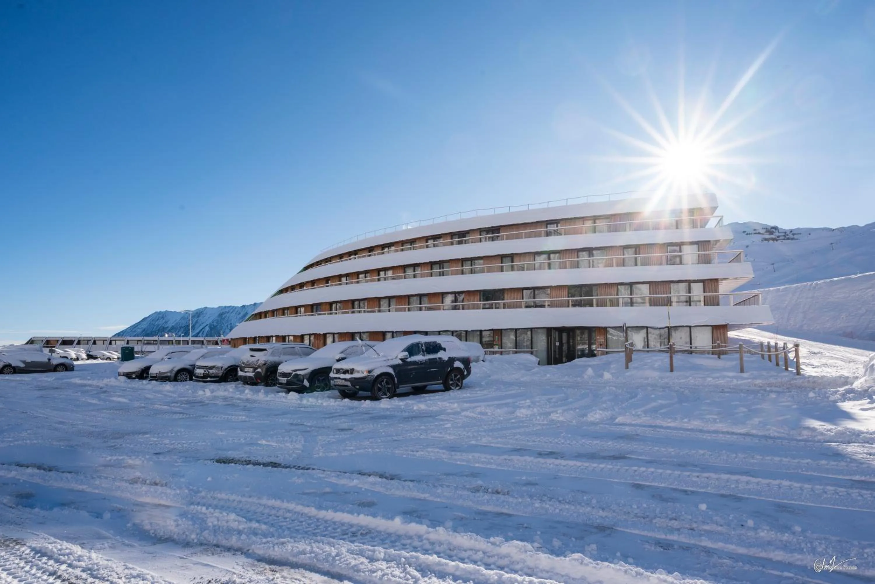 Property building in Lagrange Vacances L’Écrin du Badet