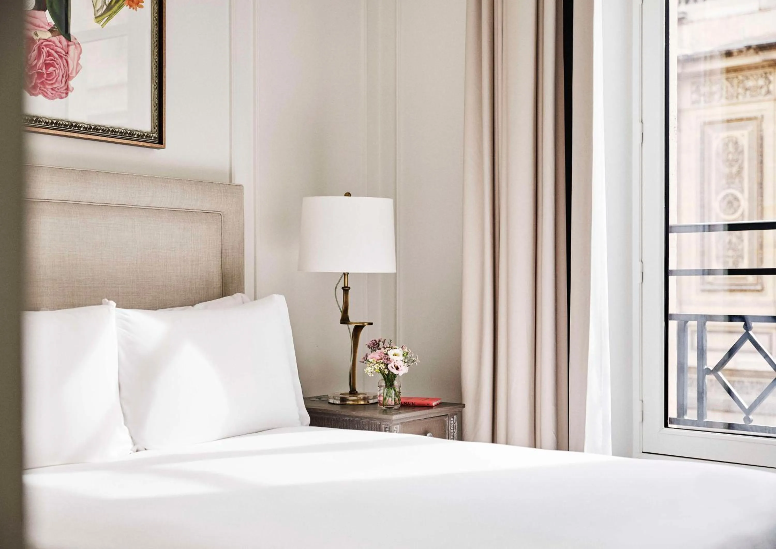 Bedroom, Bed in Hôtel du Louvre, in The Unbound Collection by Hyatt