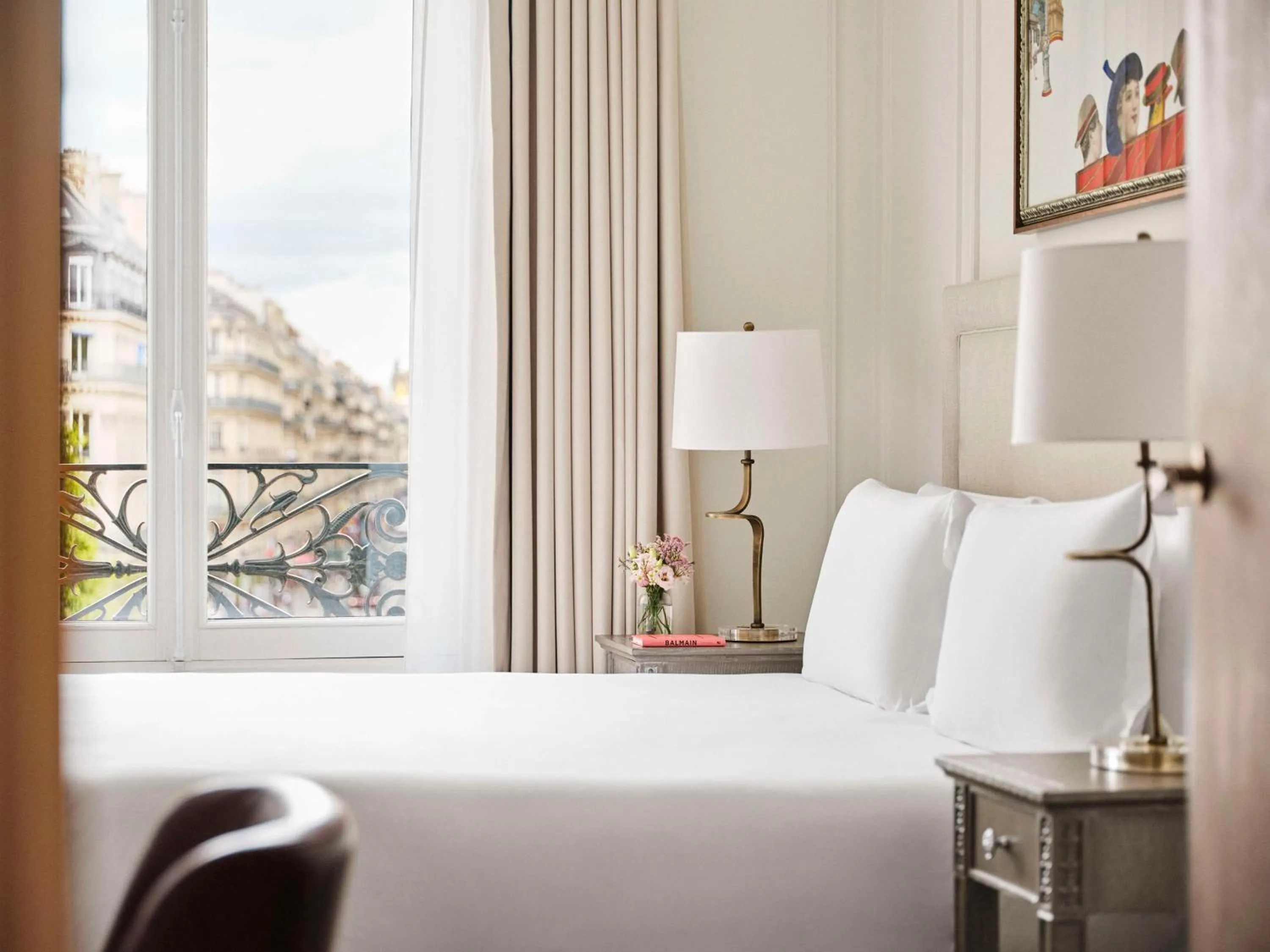 Bedroom, Bed in Hôtel du Louvre, in The Unbound Collection by Hyatt