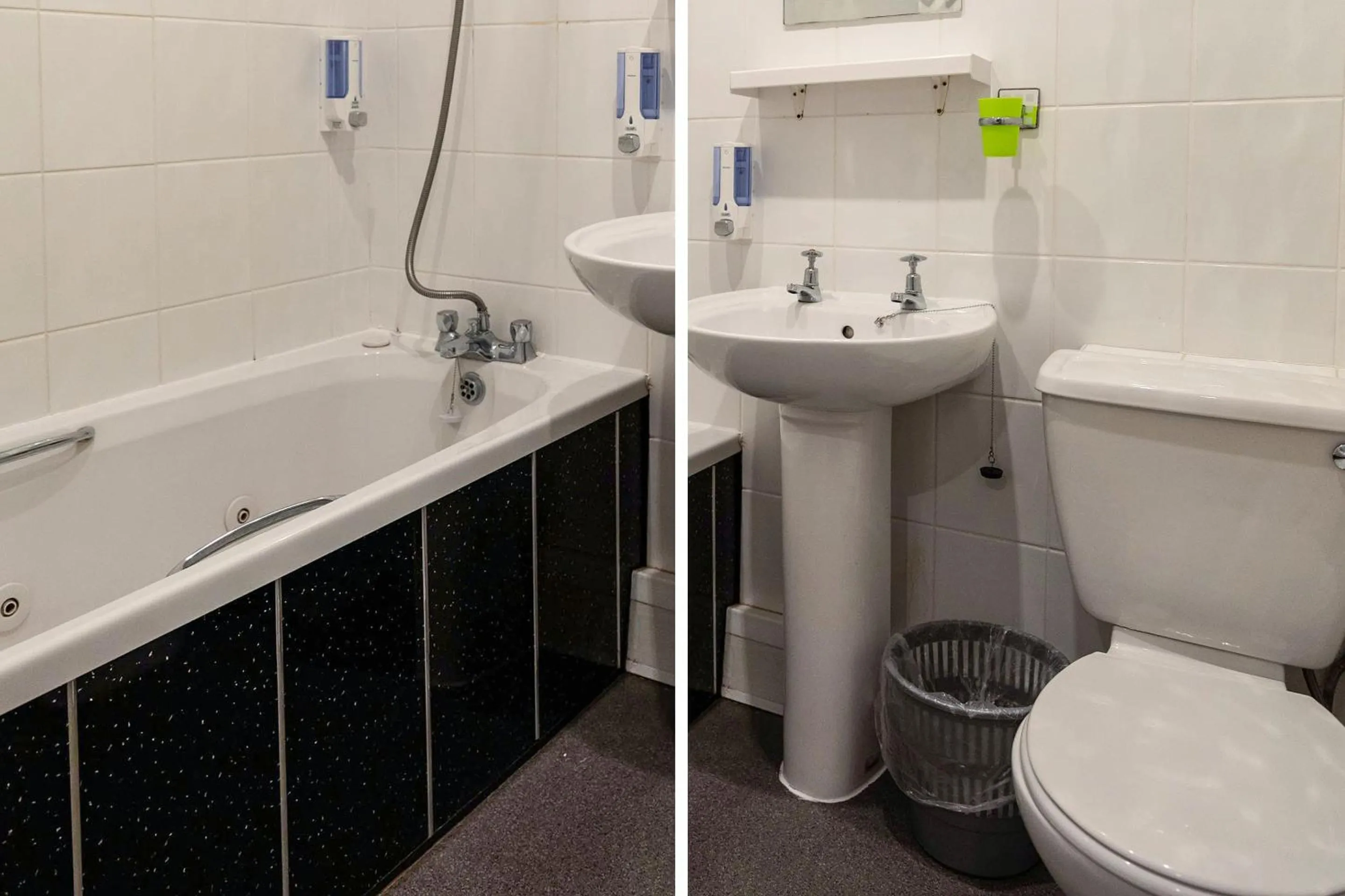 Bathroom in Harlands Hotel