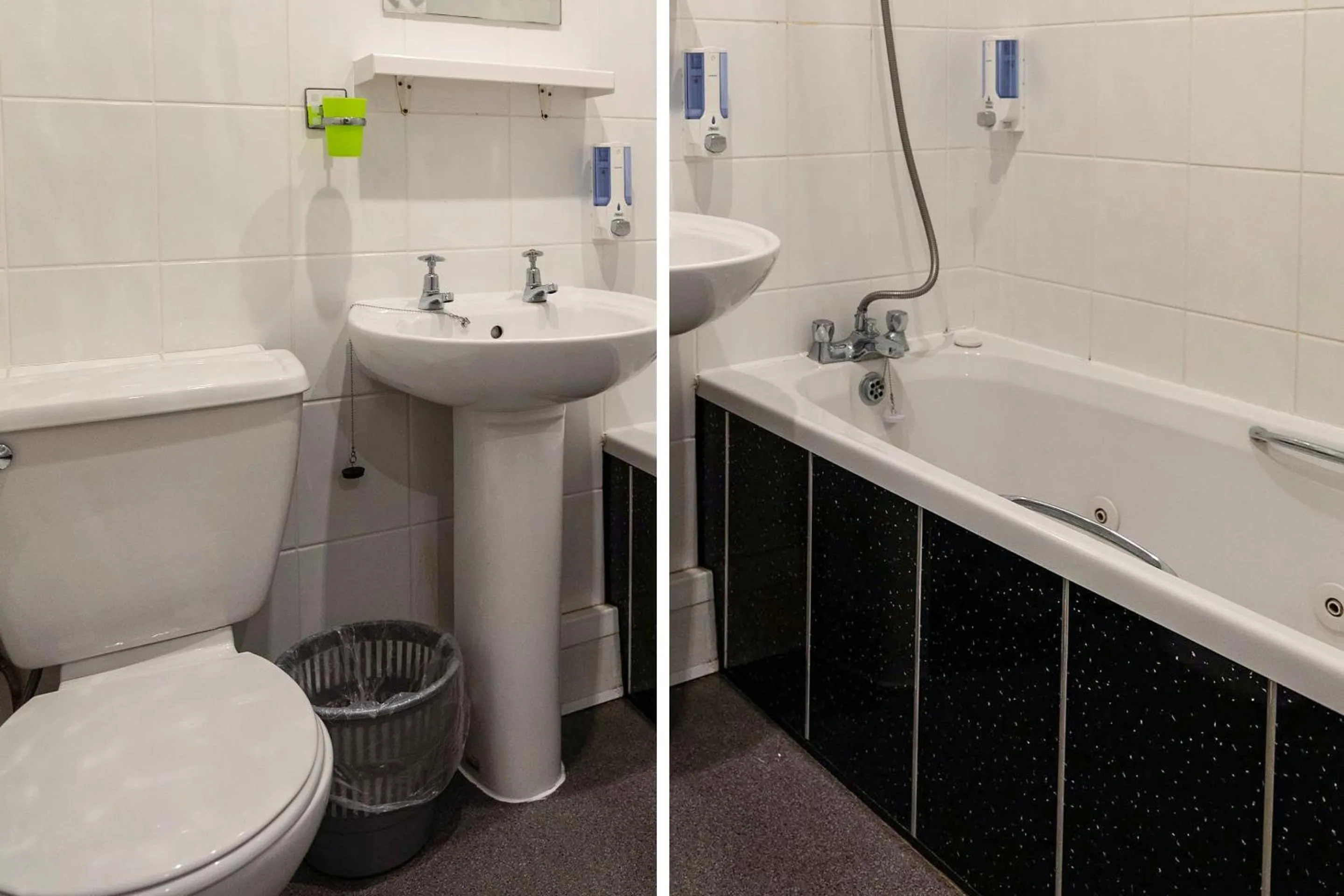 Bathroom in Harlands Hotel