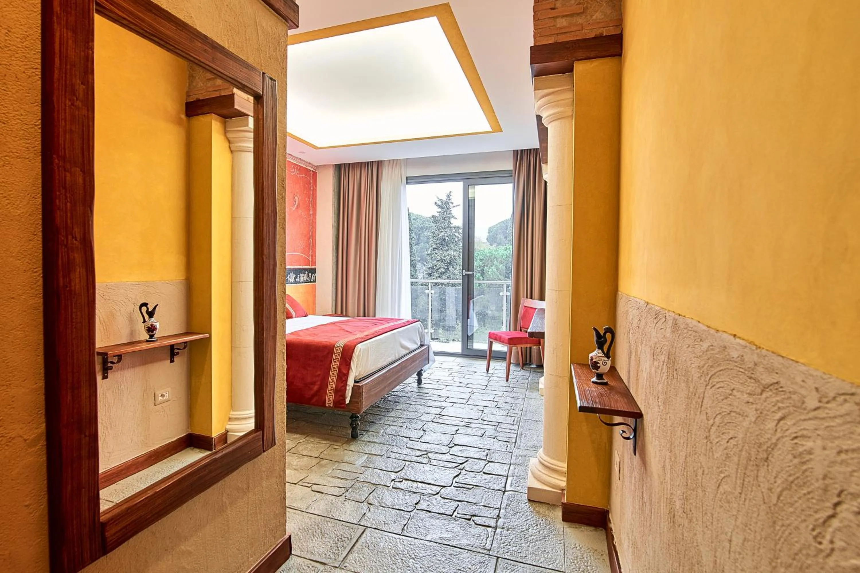 Bedroom, Bed in Hotel del Sole