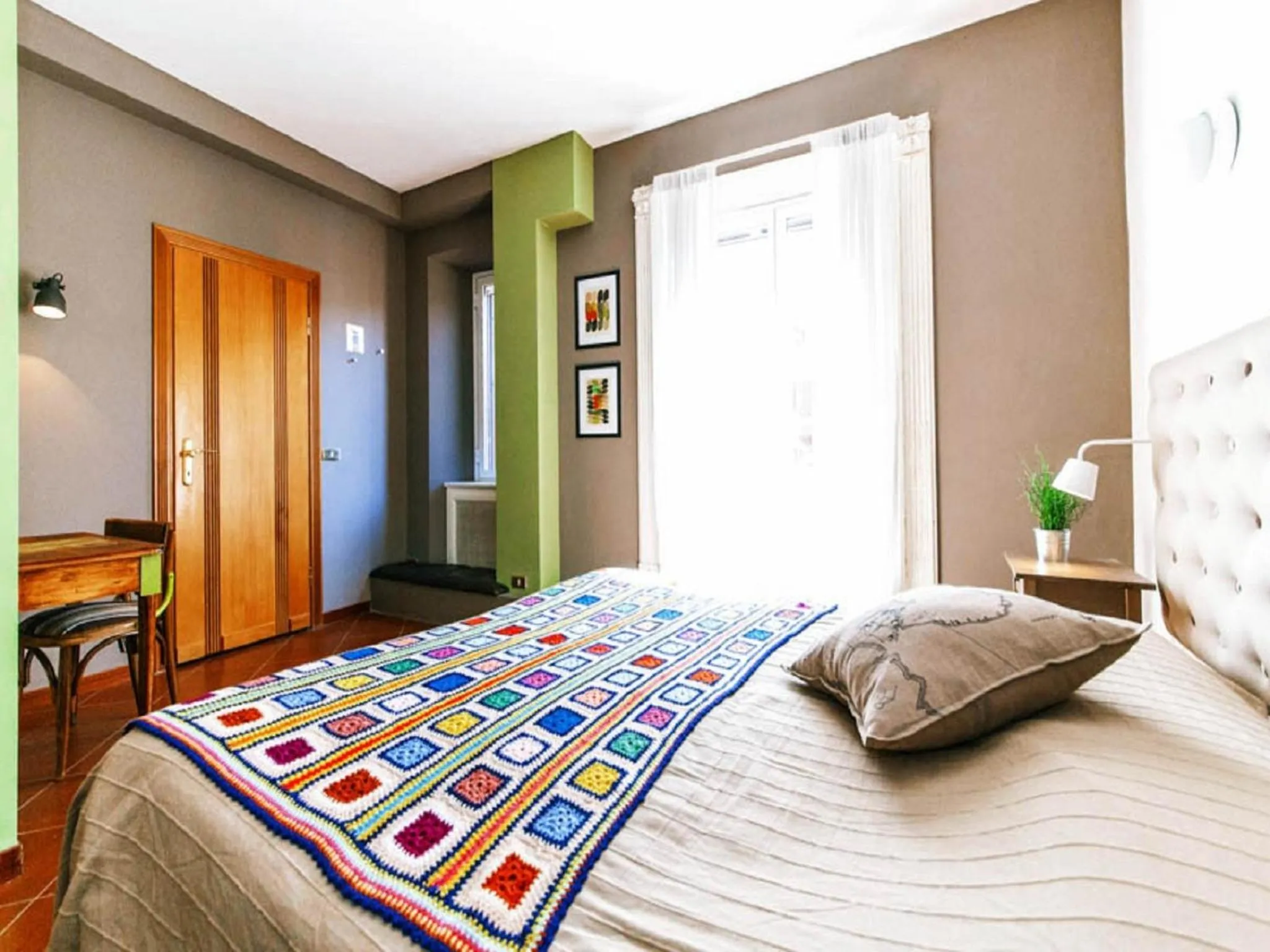 Bedroom, Bed in Signor Suite Colosseo