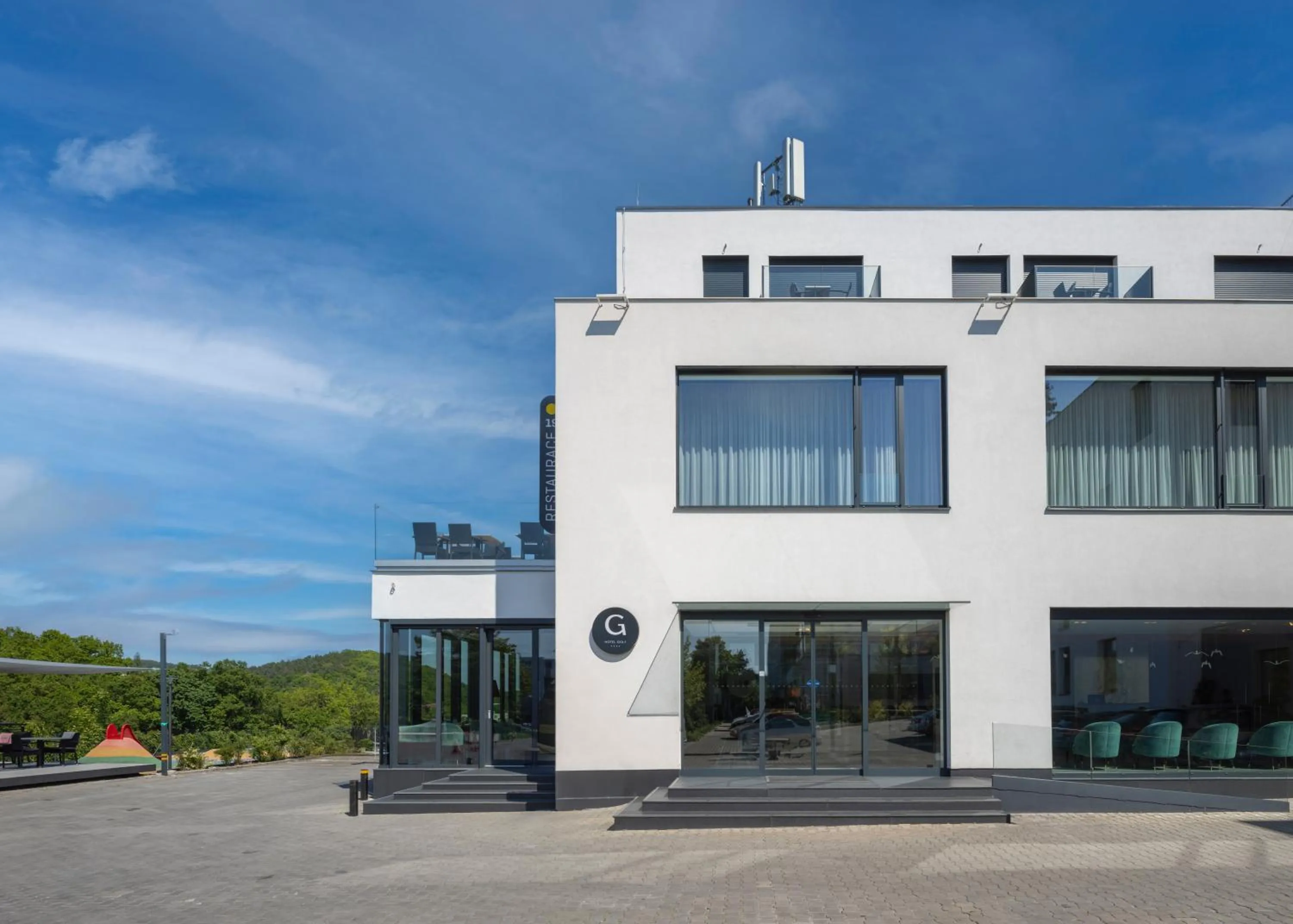 Property building in Hotel Golf Prague