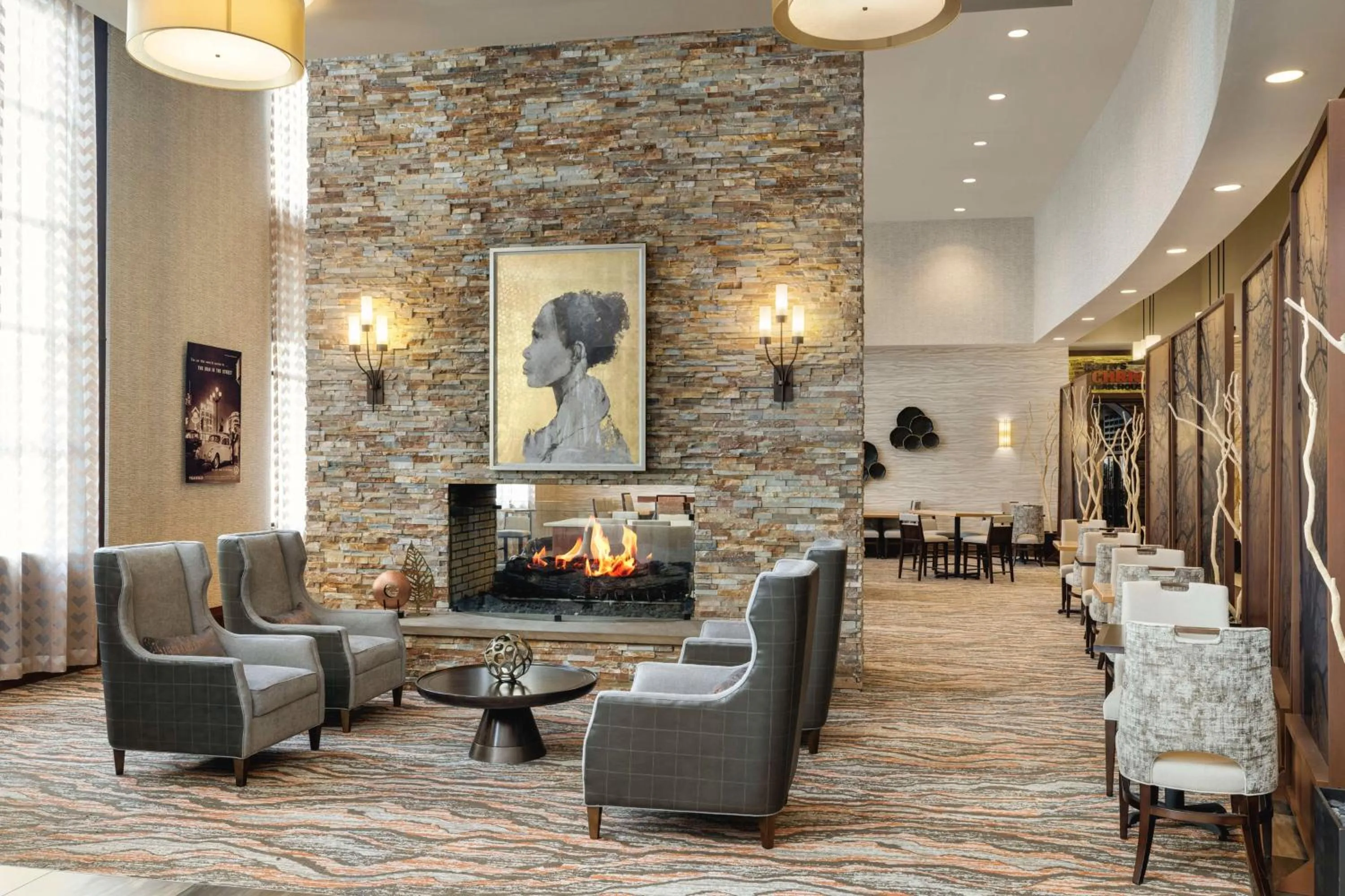 Lobby or reception in Embassy Suites Chattanooga Hamilton Place