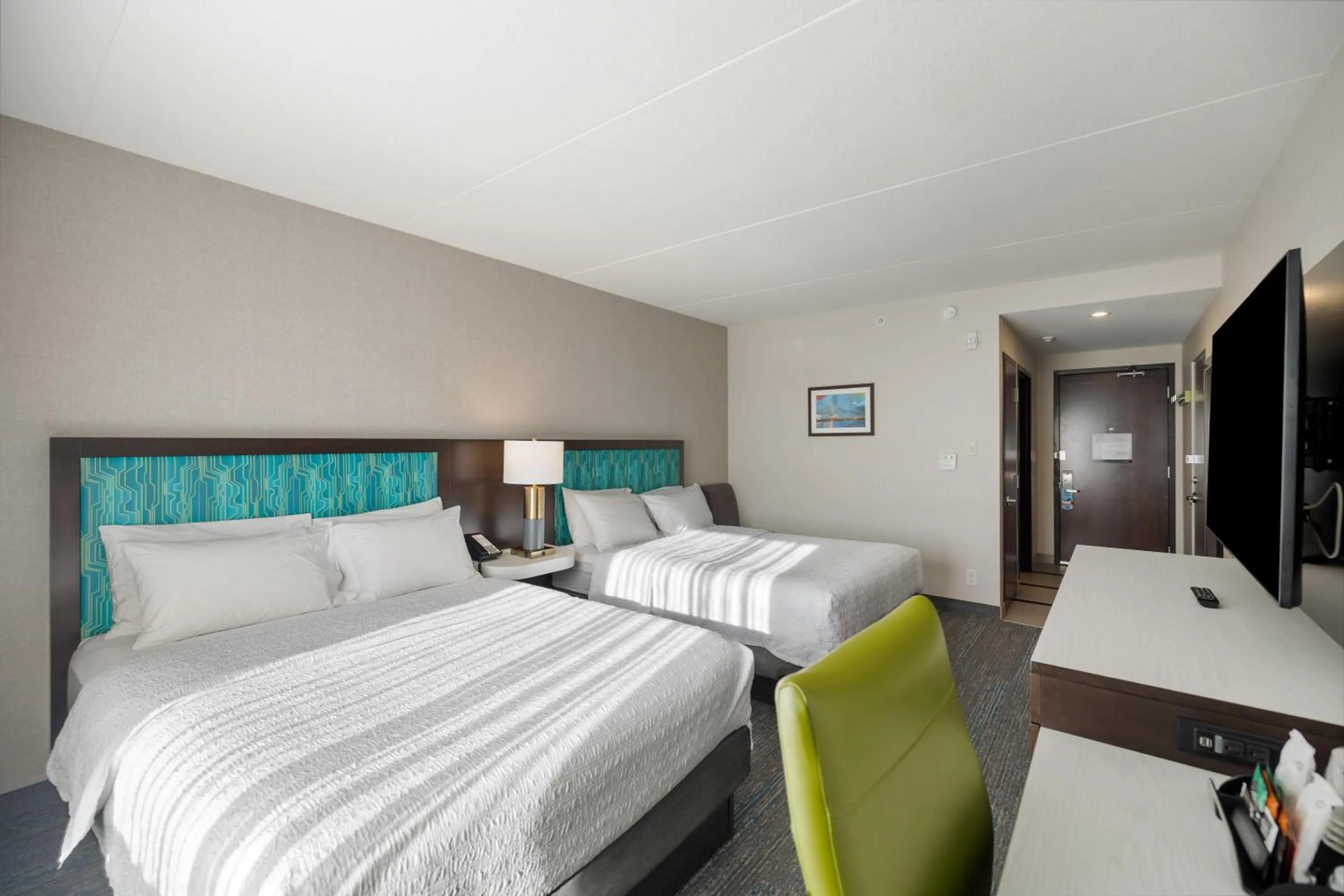 Bed in Hampton Inn by Hilton Winnipeg