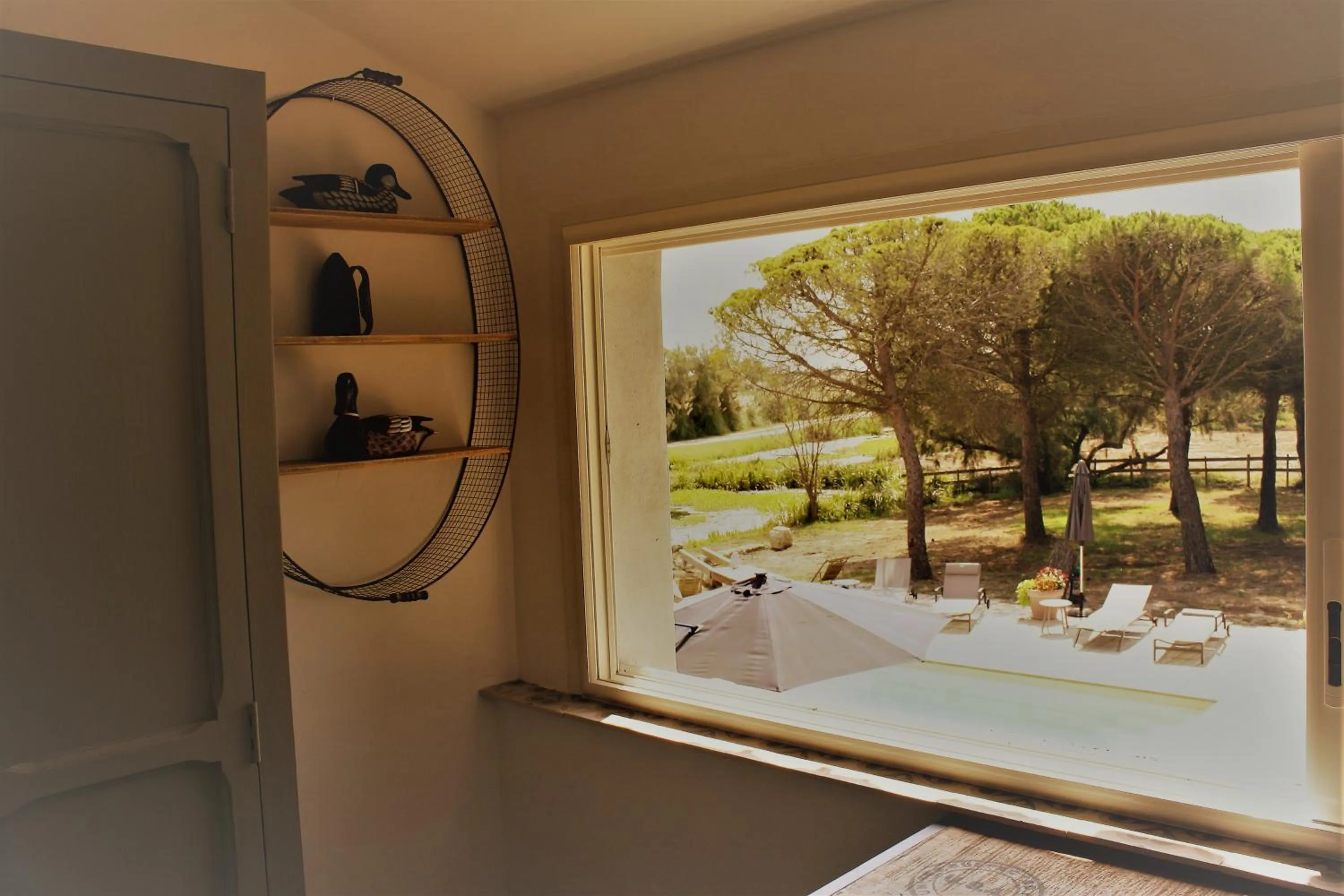 Garden view in Mas Fandelou