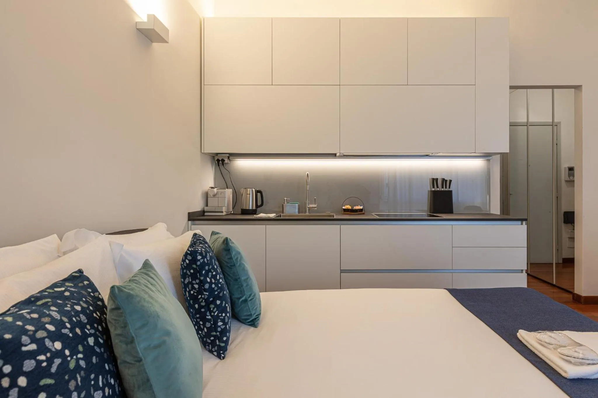 Bed in BePlace Garibaldi Suites