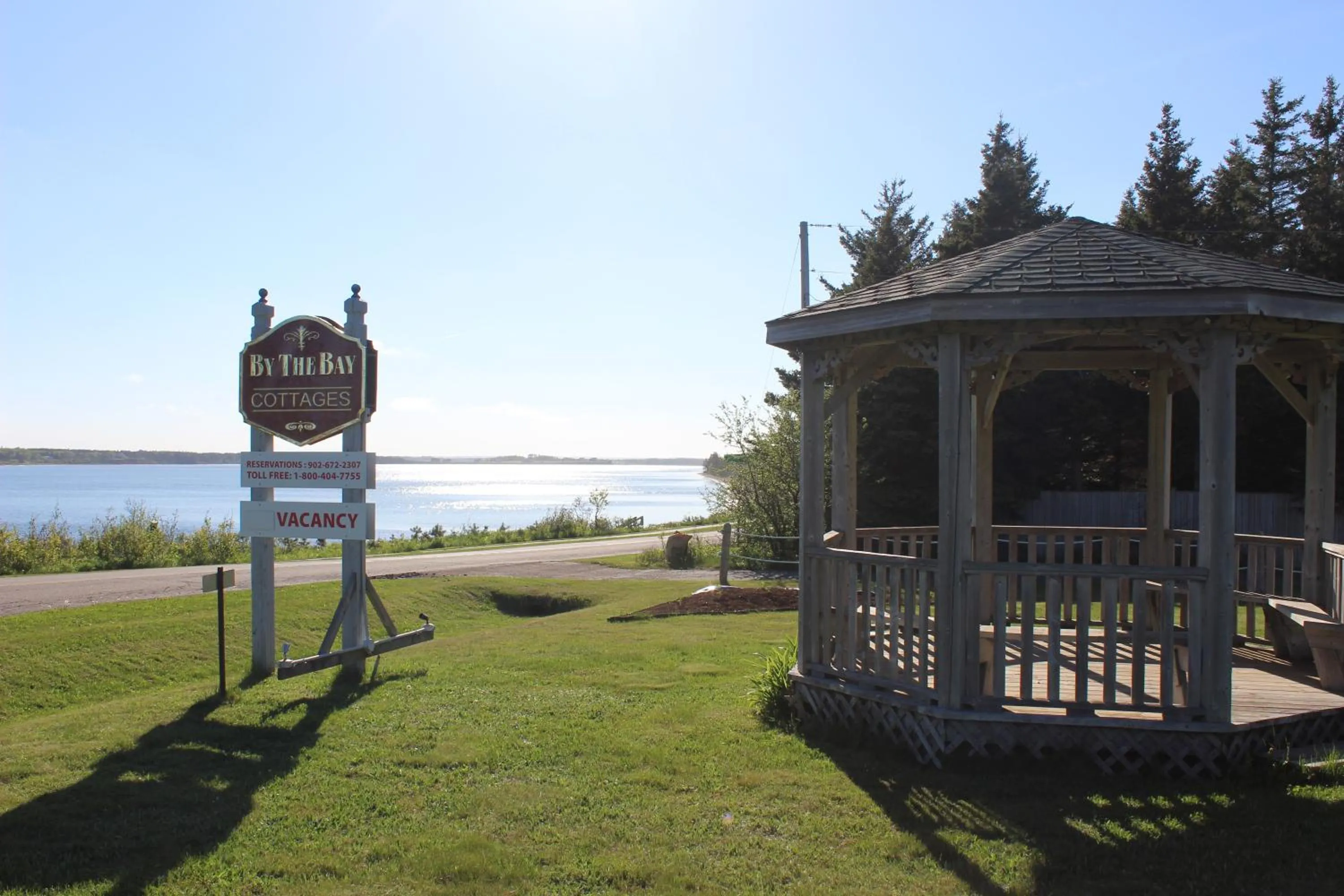 Patio in By the Bay Cottages