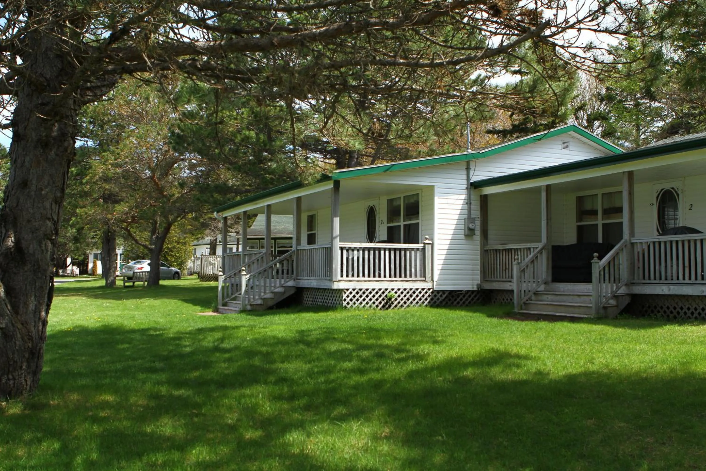 On site in By the Bay Cottages