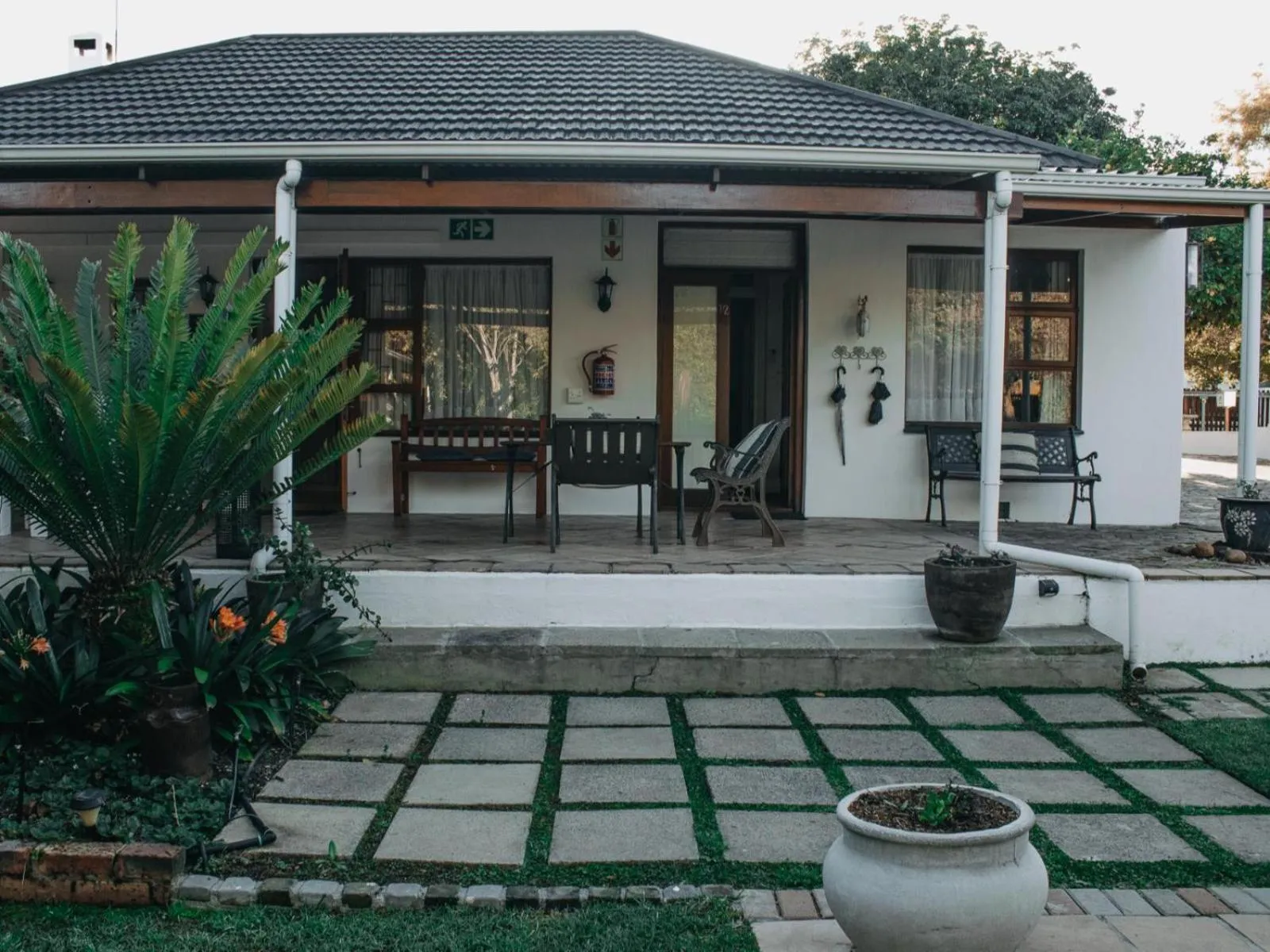 Patio in Cummings Guesthouse