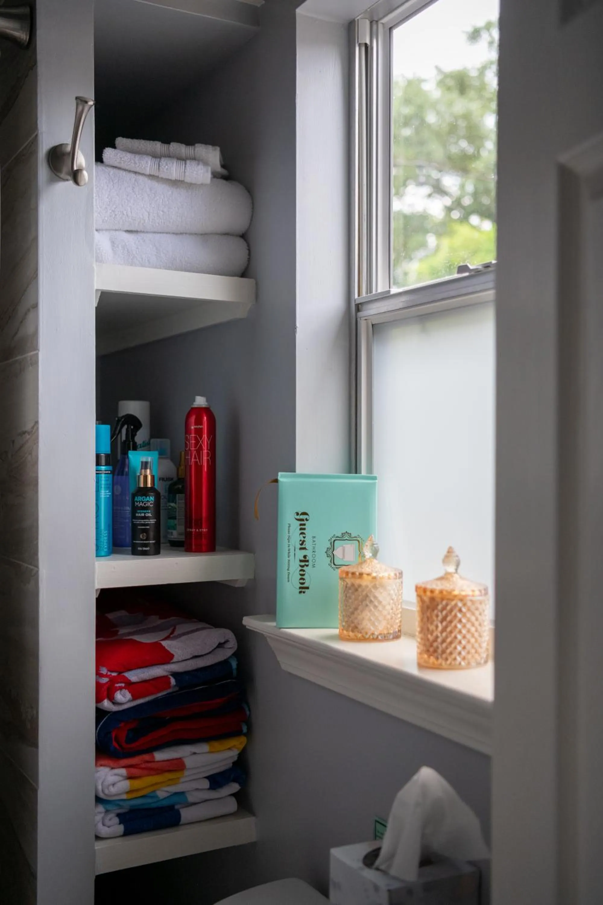 Shower in Luxury Historic Shotgun Home in Lower Garden District