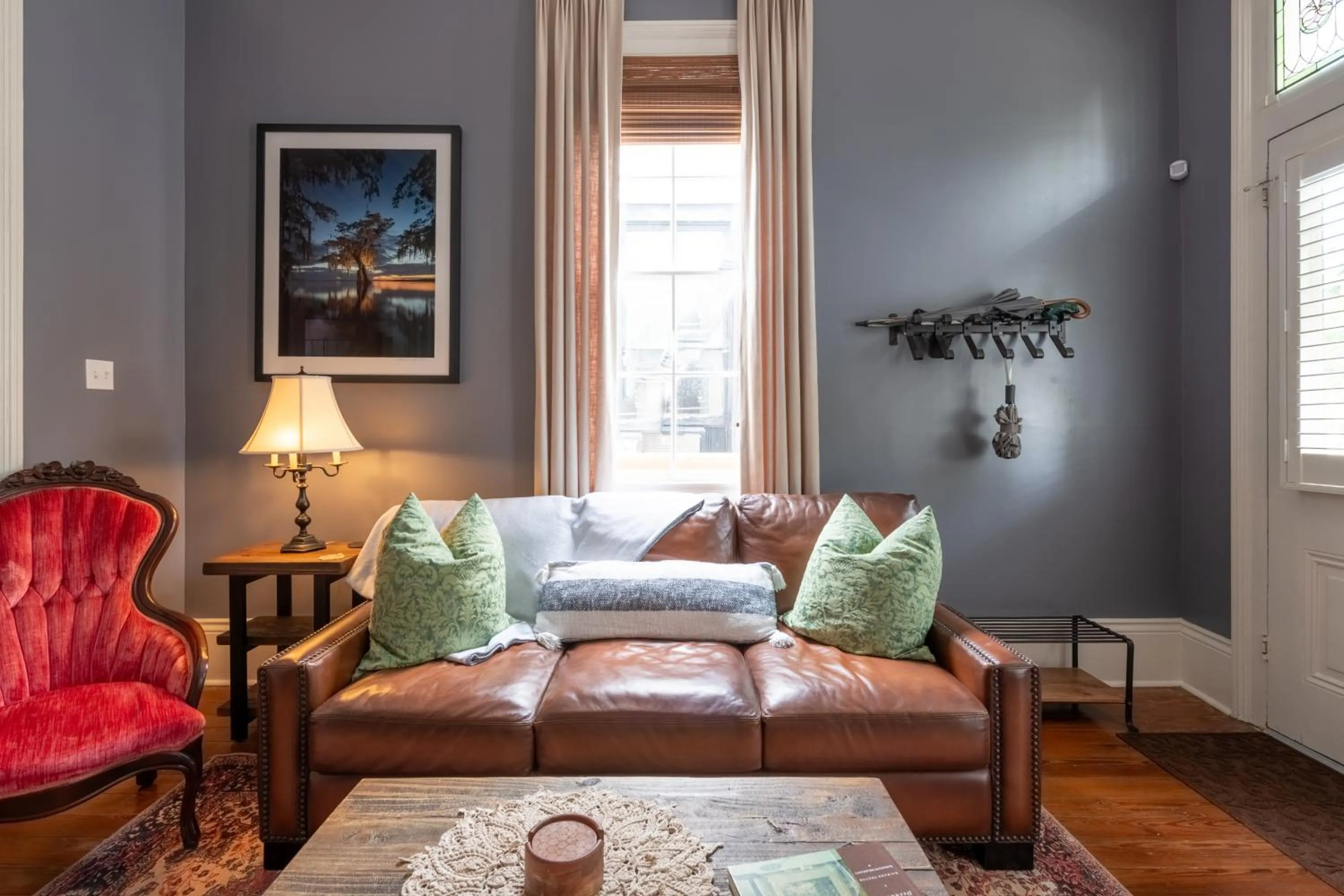 TV and multimedia in Luxury Historic Shotgun Home in Lower Garden District