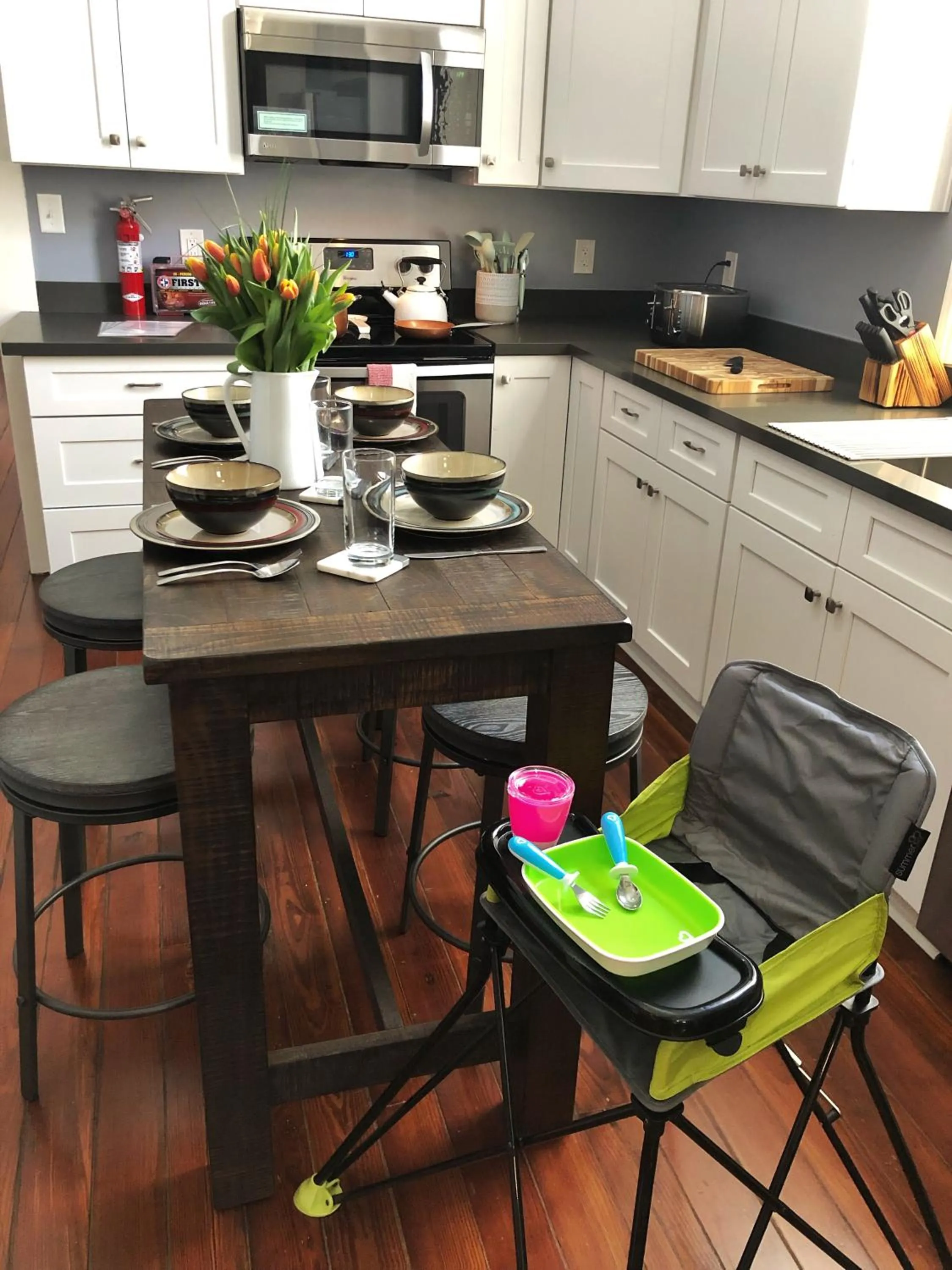 Seating area in Luxury Historic Shotgun Home in Lower Garden District