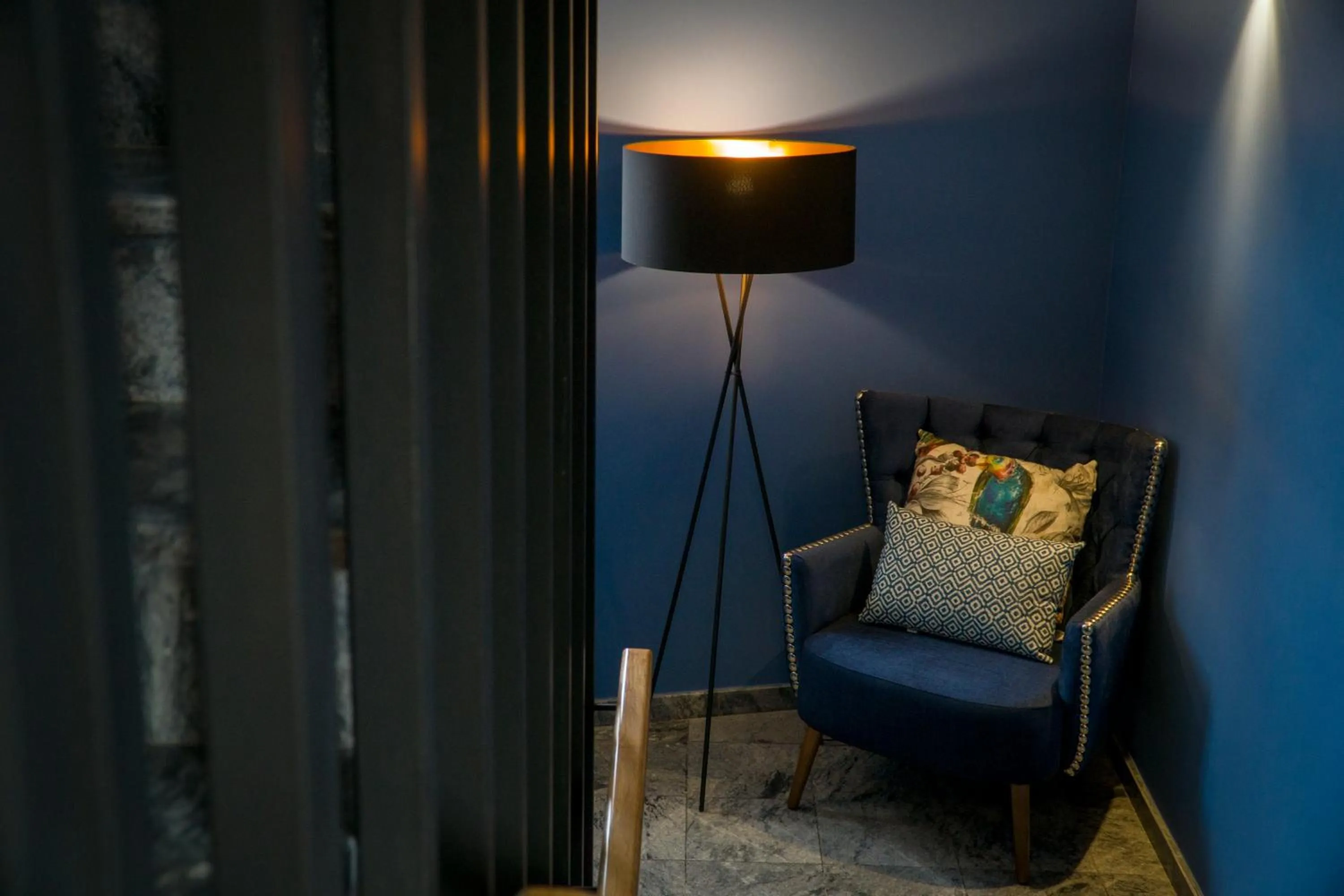 Seating area in ZIGZAG HOSTEL