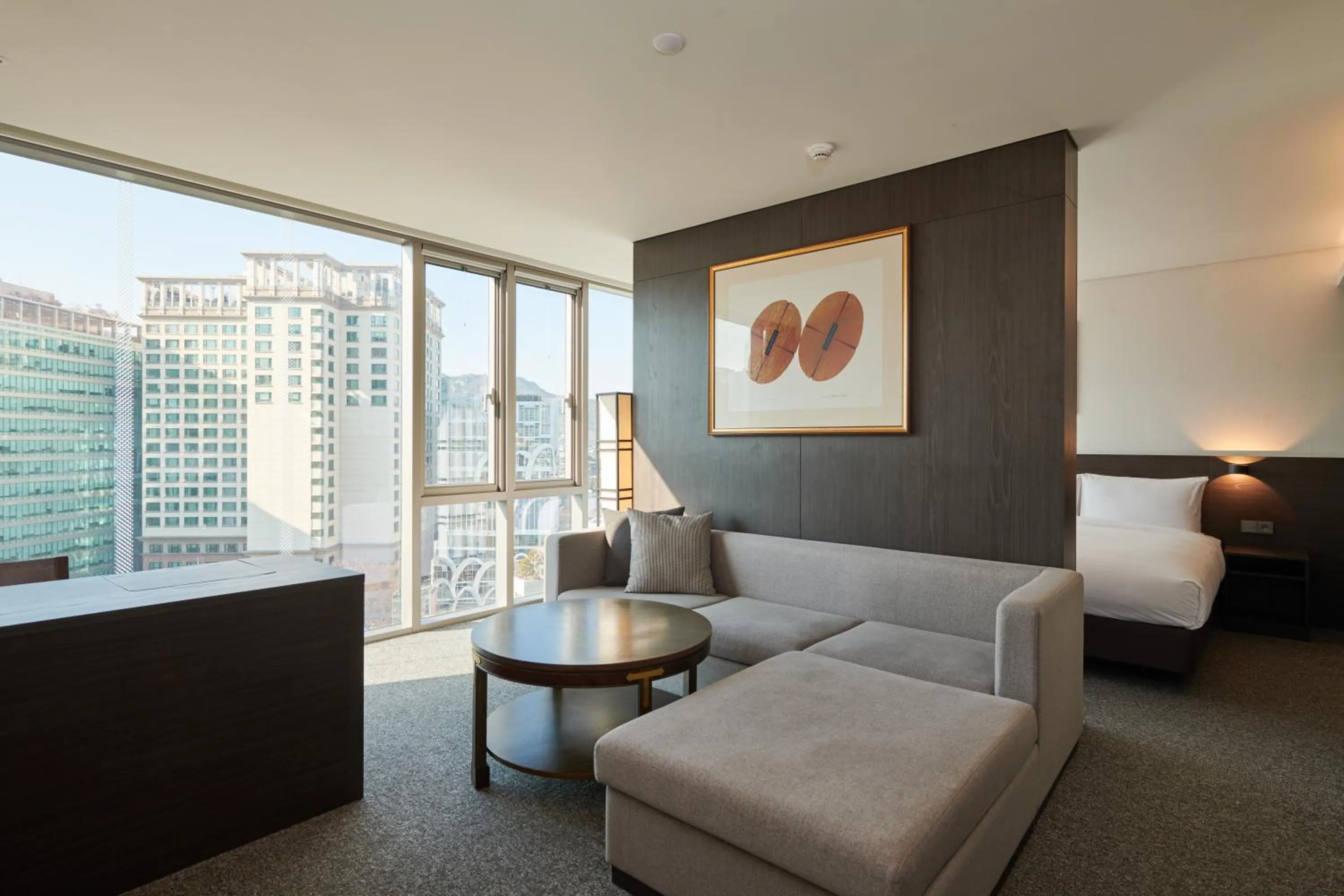 Living room in Nine Tree by Parnas Seoul Insadong