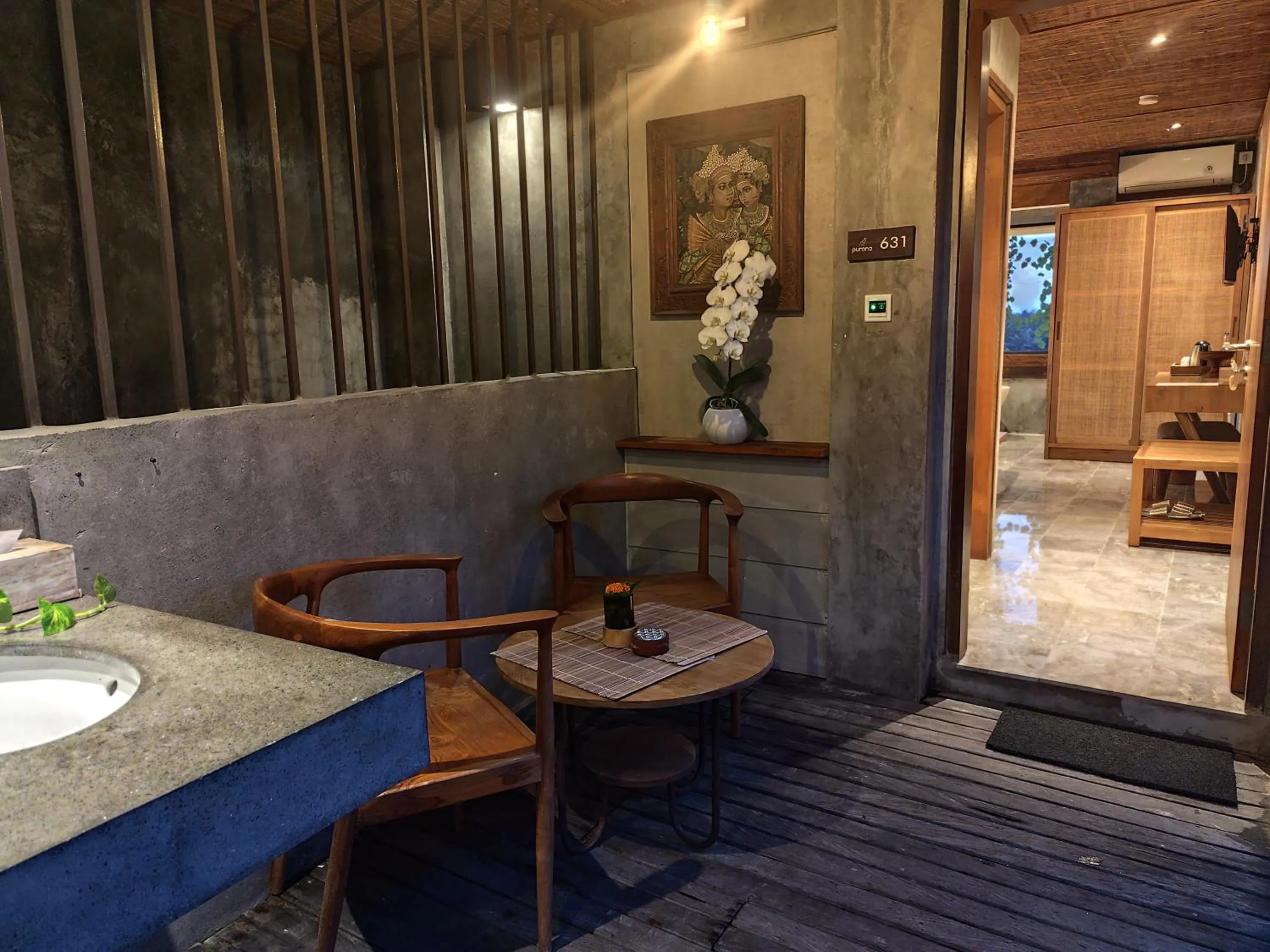 Balcony/Terrace in Purana Suite Ubud