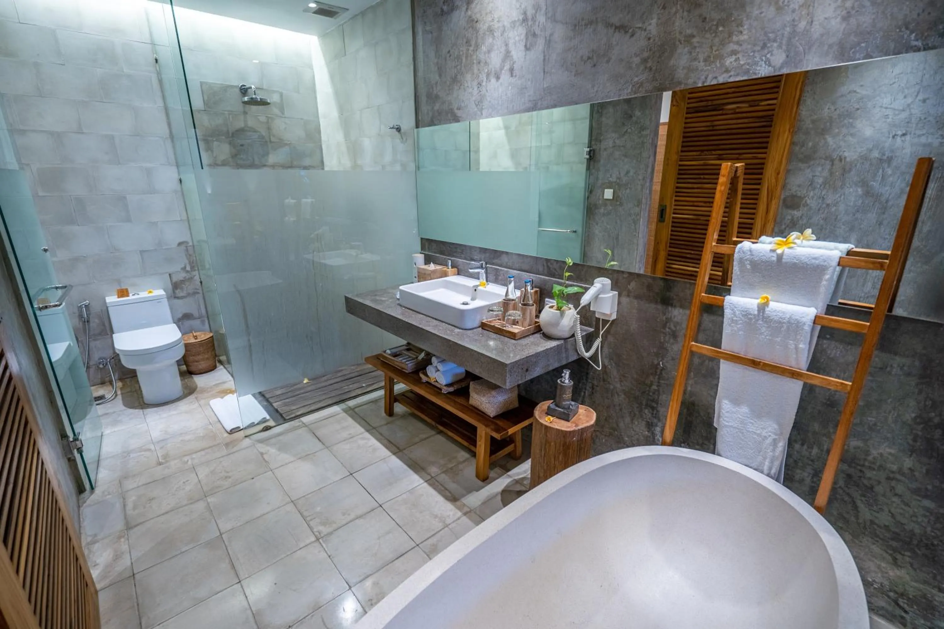 Bathroom in Purana Suite Ubud