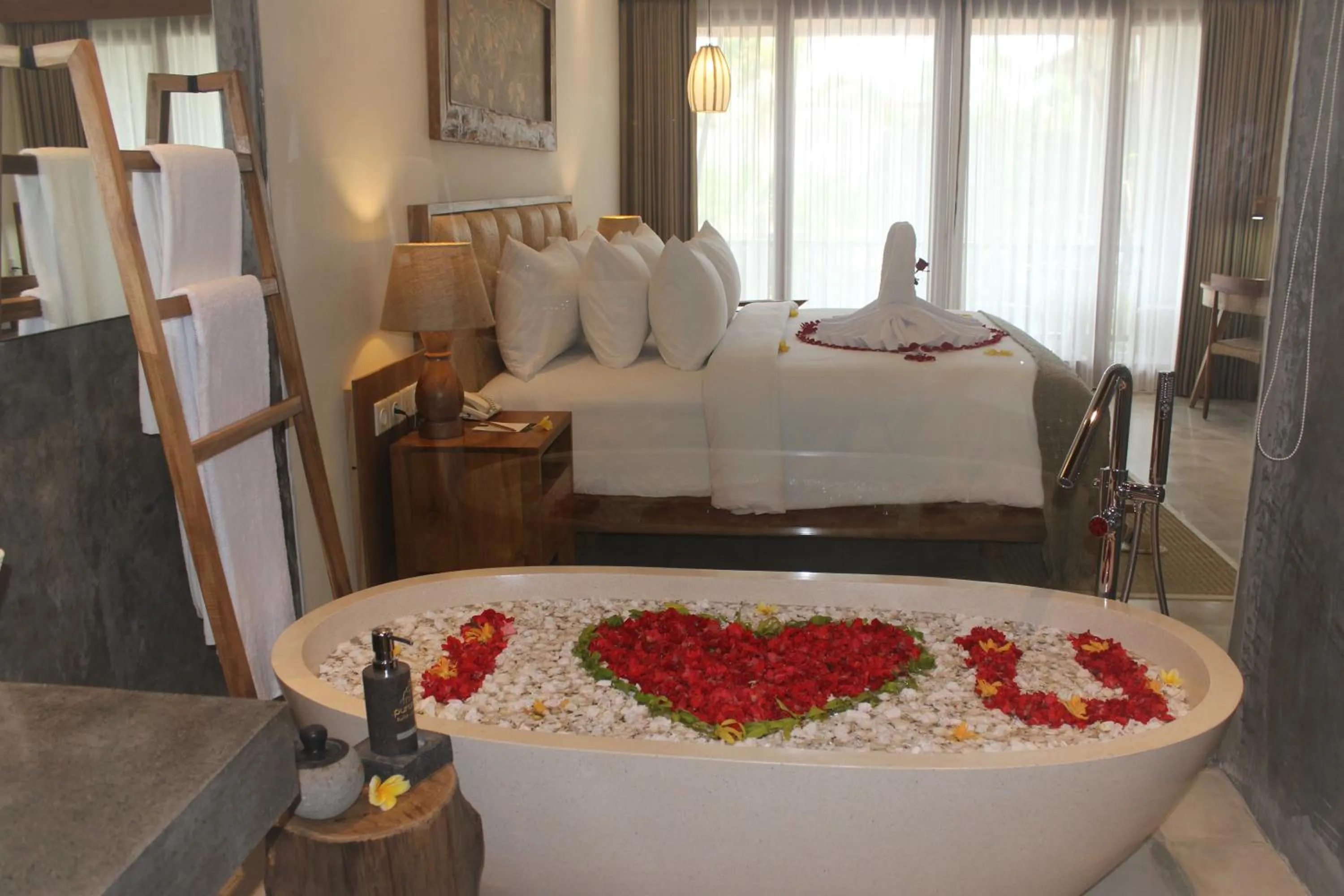 Bathroom in Purana Suite Ubud