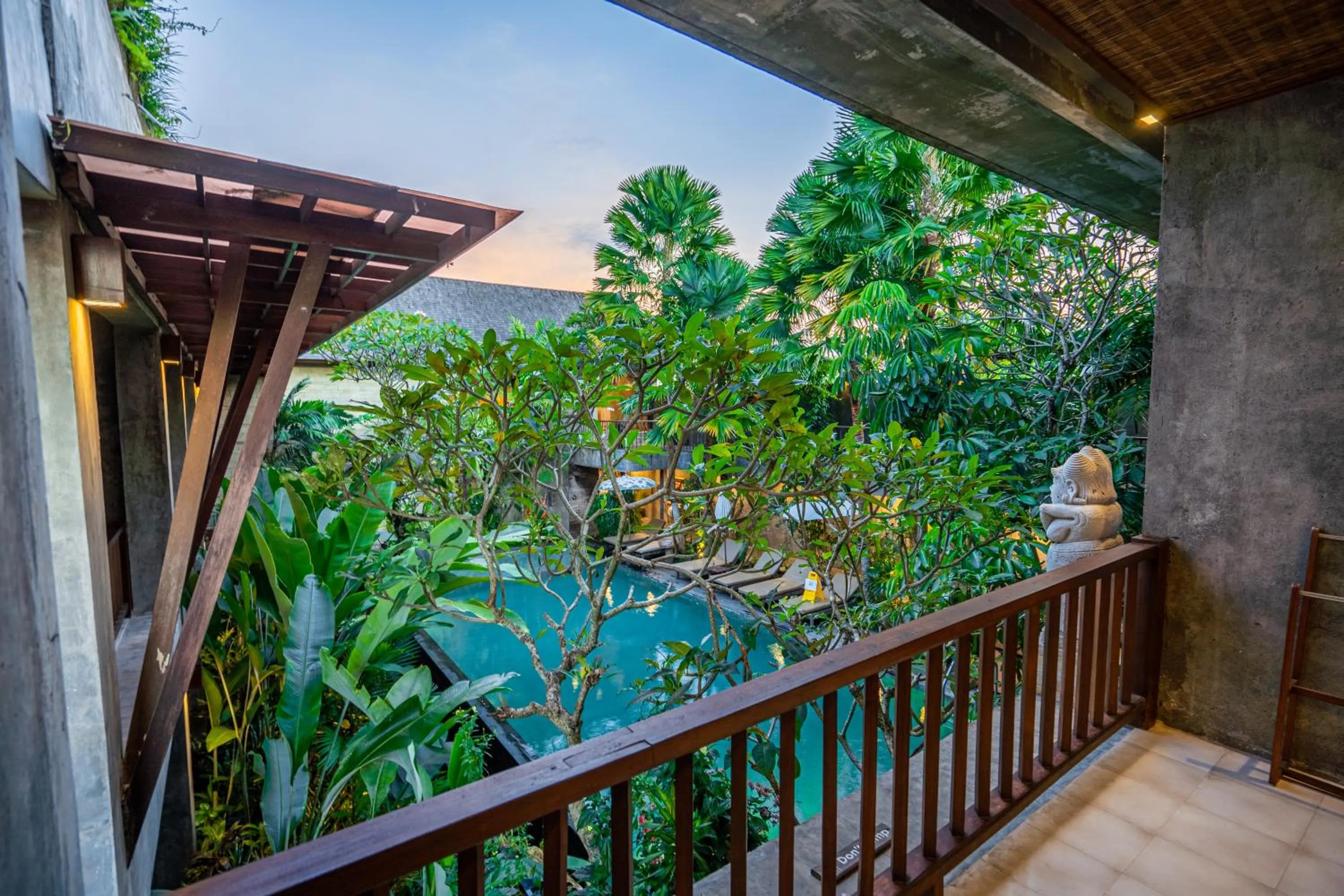 Balcony/Terrace in Purana Suite Ubud