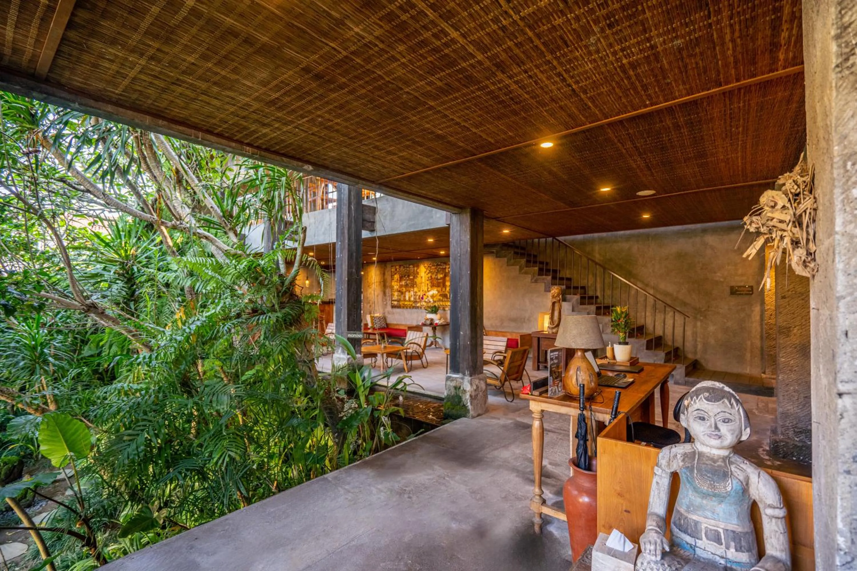 Lobby or reception in Purana Suite Ubud