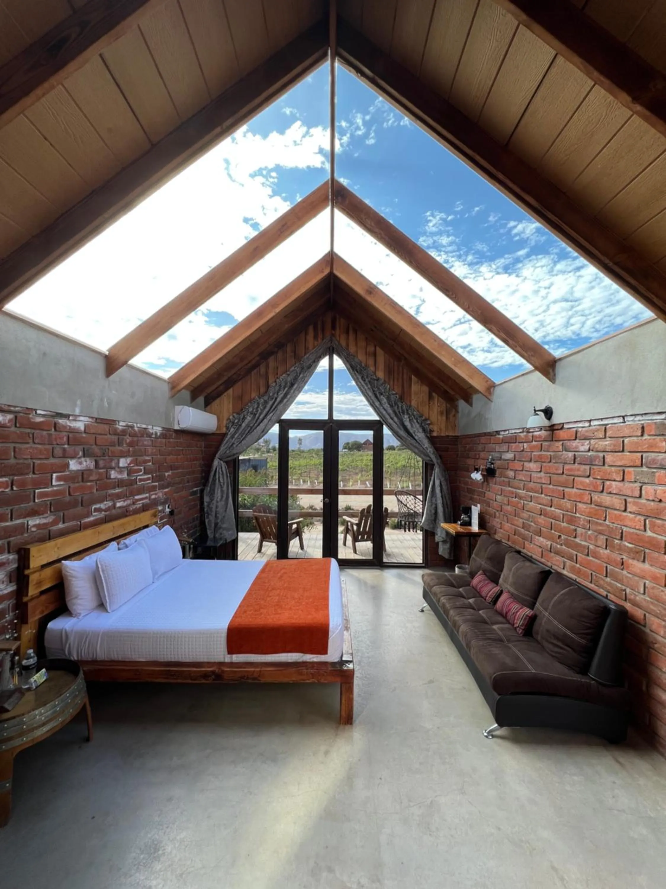 Balcony/Terrace, Bed in Don Tomas Viñedo cabañas