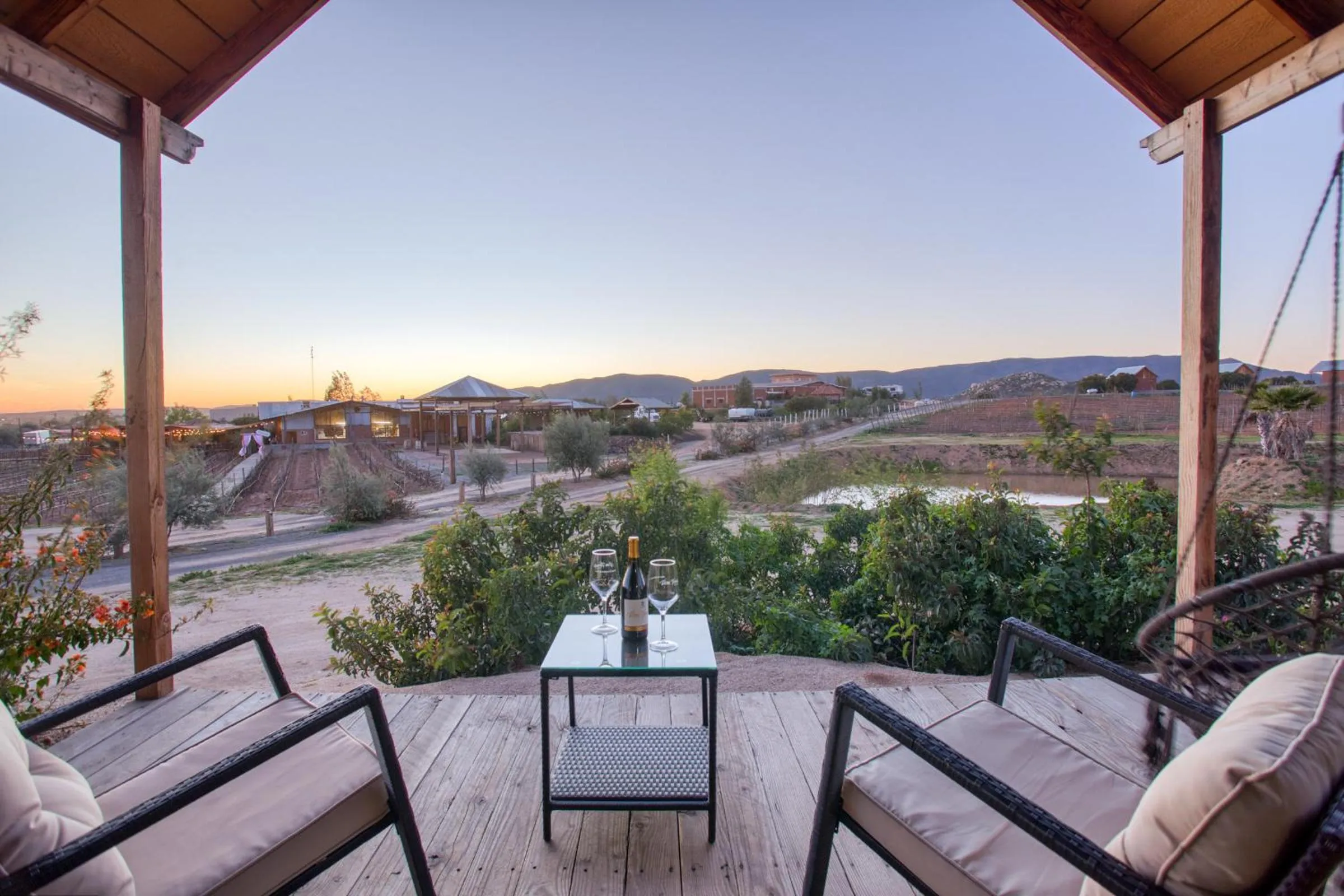 Lake view in Don Tomas Viñedo cabañas
