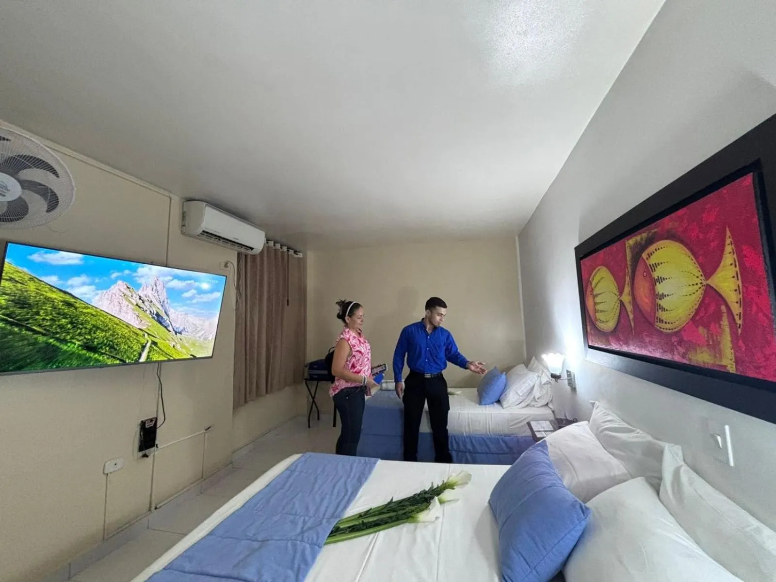 Bed in Hotel Tumburagua Soin Sas