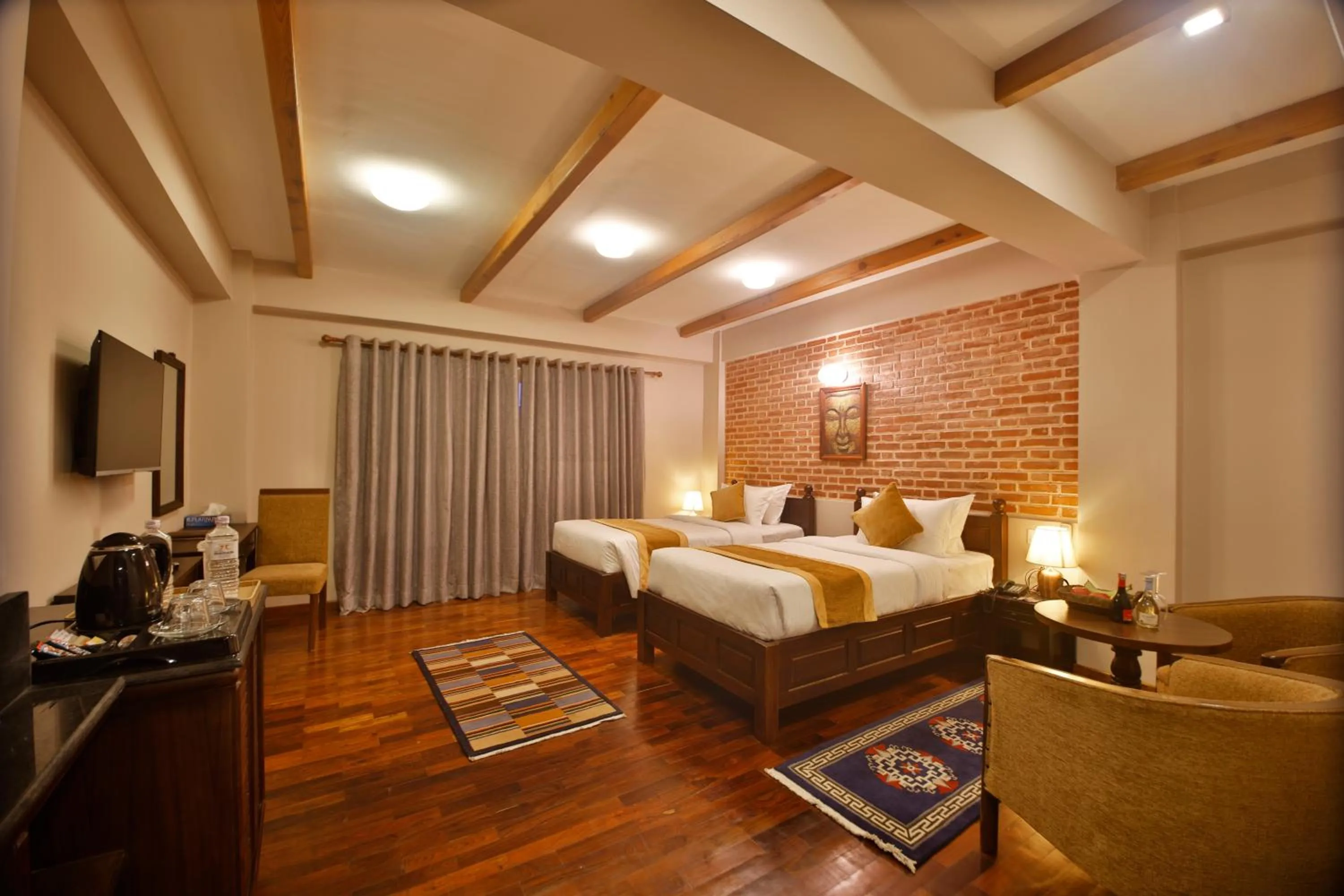 Bedroom, Bed in Hotel Bhadgaon