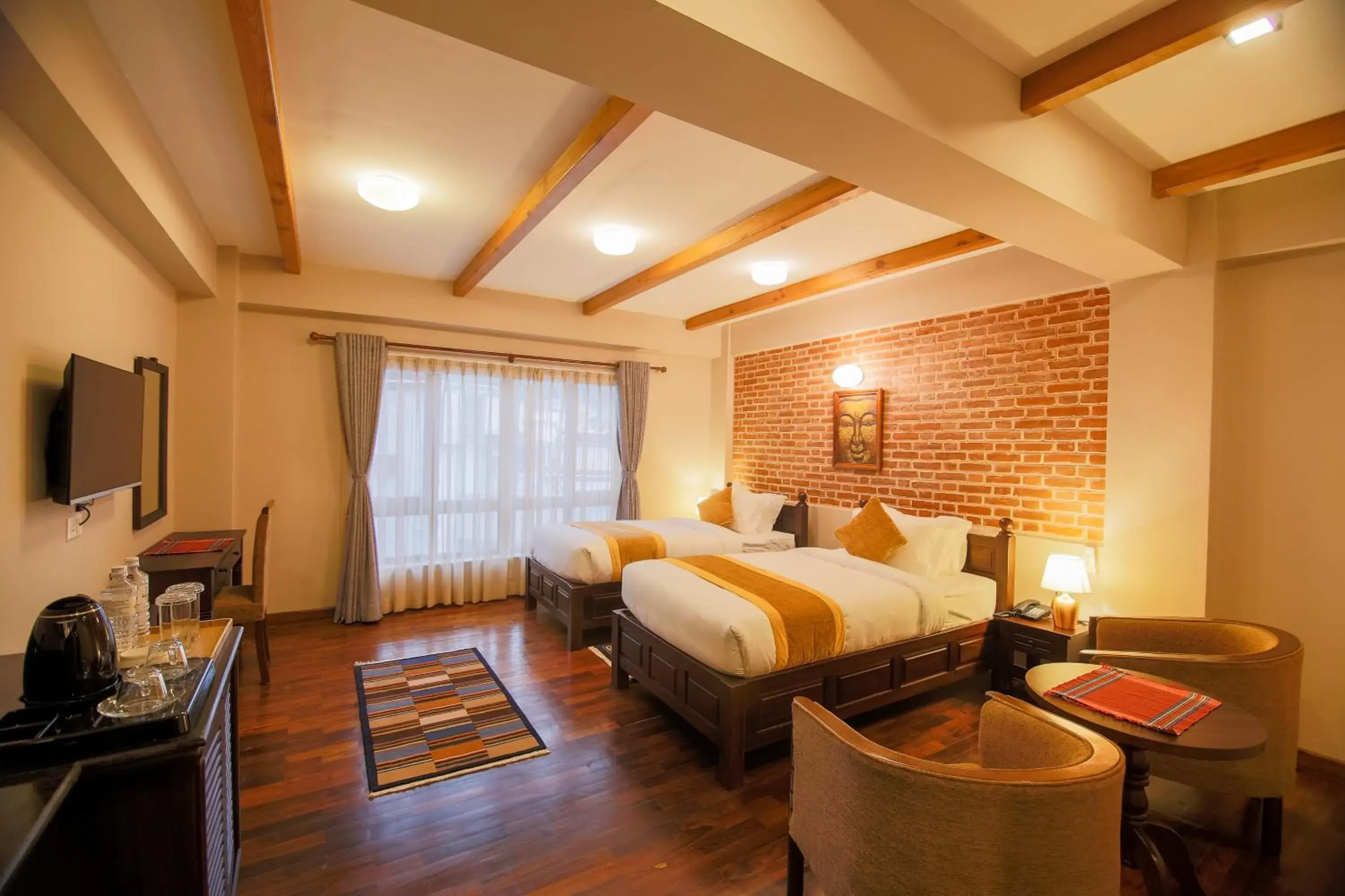 Deluxe Double or Twin Room - single occupancy in Hotel Bhadgaon Deluxe Double or Twin Room - single occupancy in Hotel Bhadgaon
