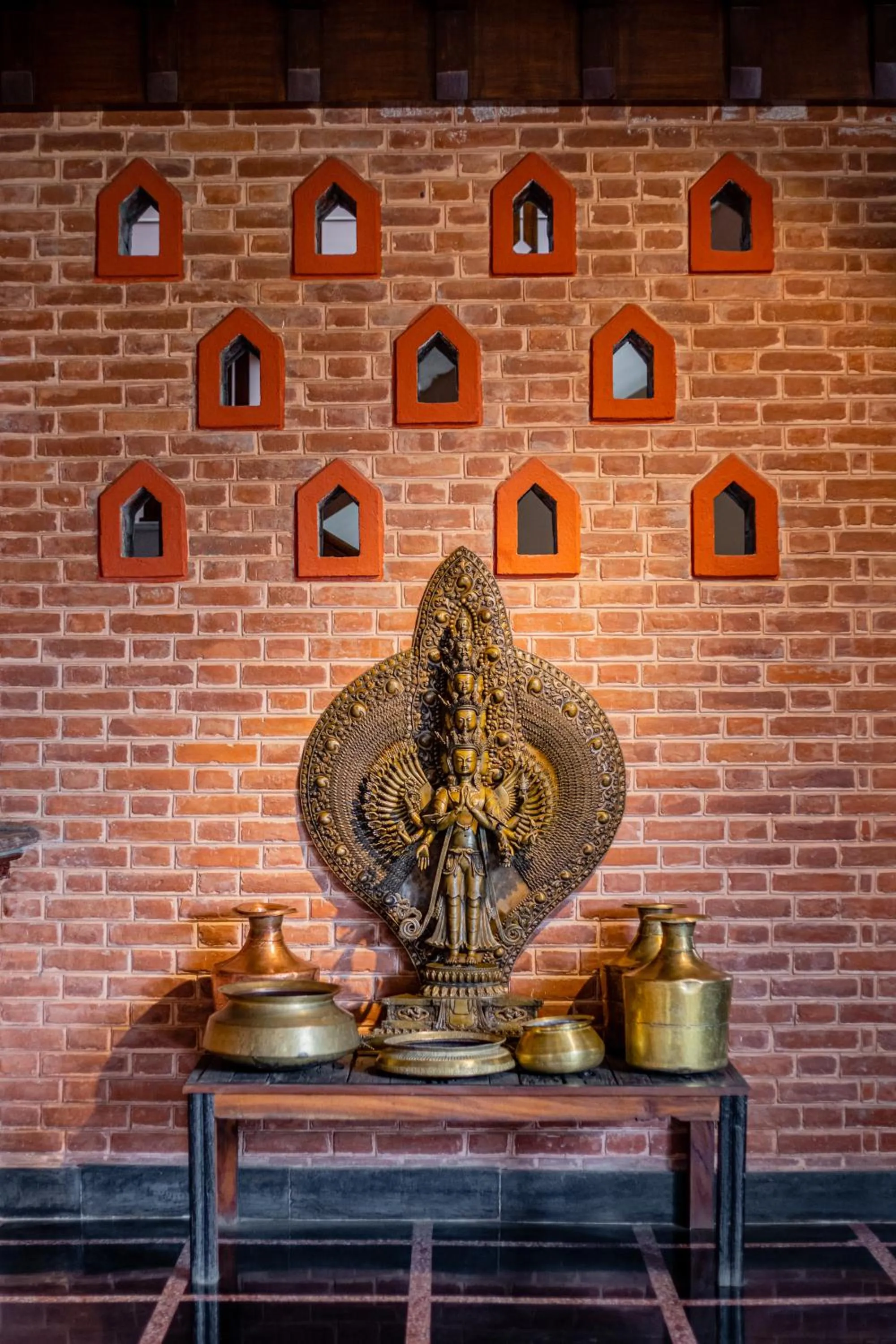 Lobby or reception in Hotel Bhadgaon