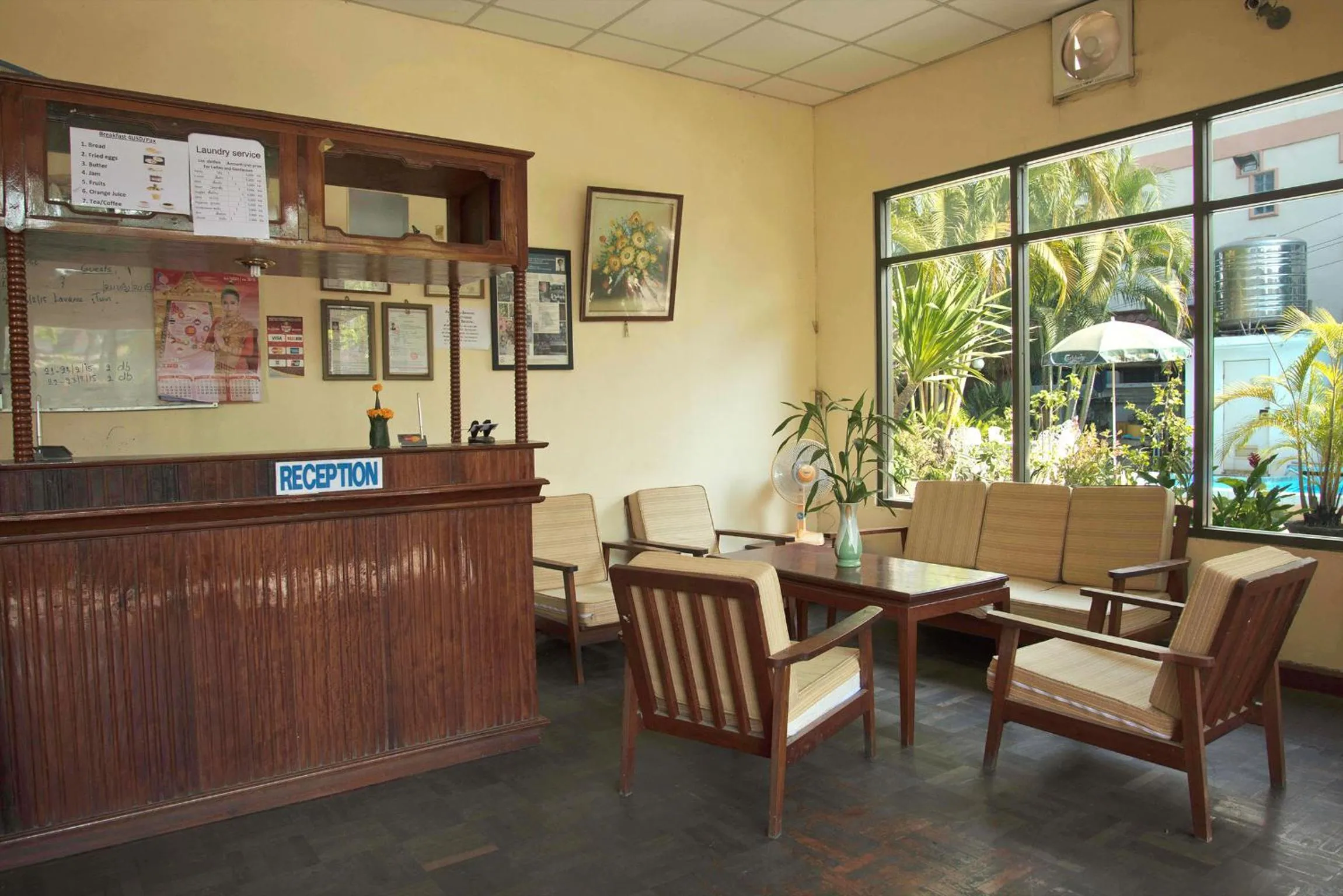 Lobby or reception in Villa Sisavad Guesthouse