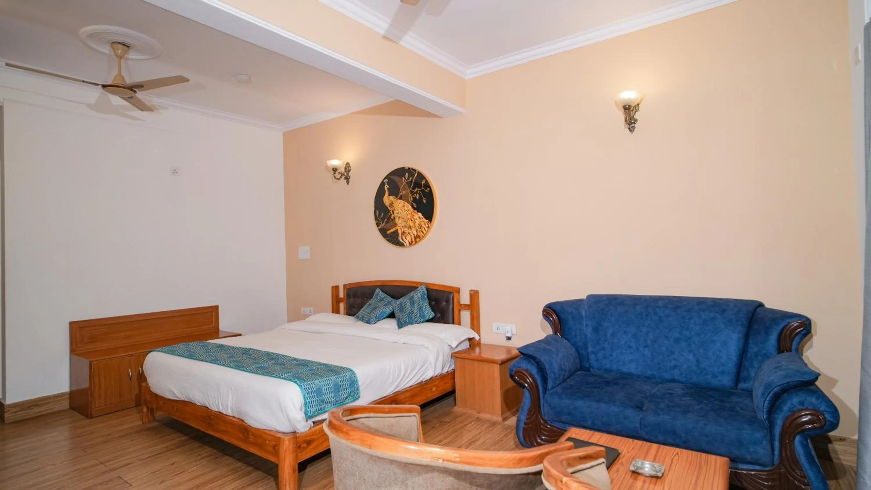 Seating area in Neelesh Inn- A Luxury Lake View Hotel- 20 kms from Nainital