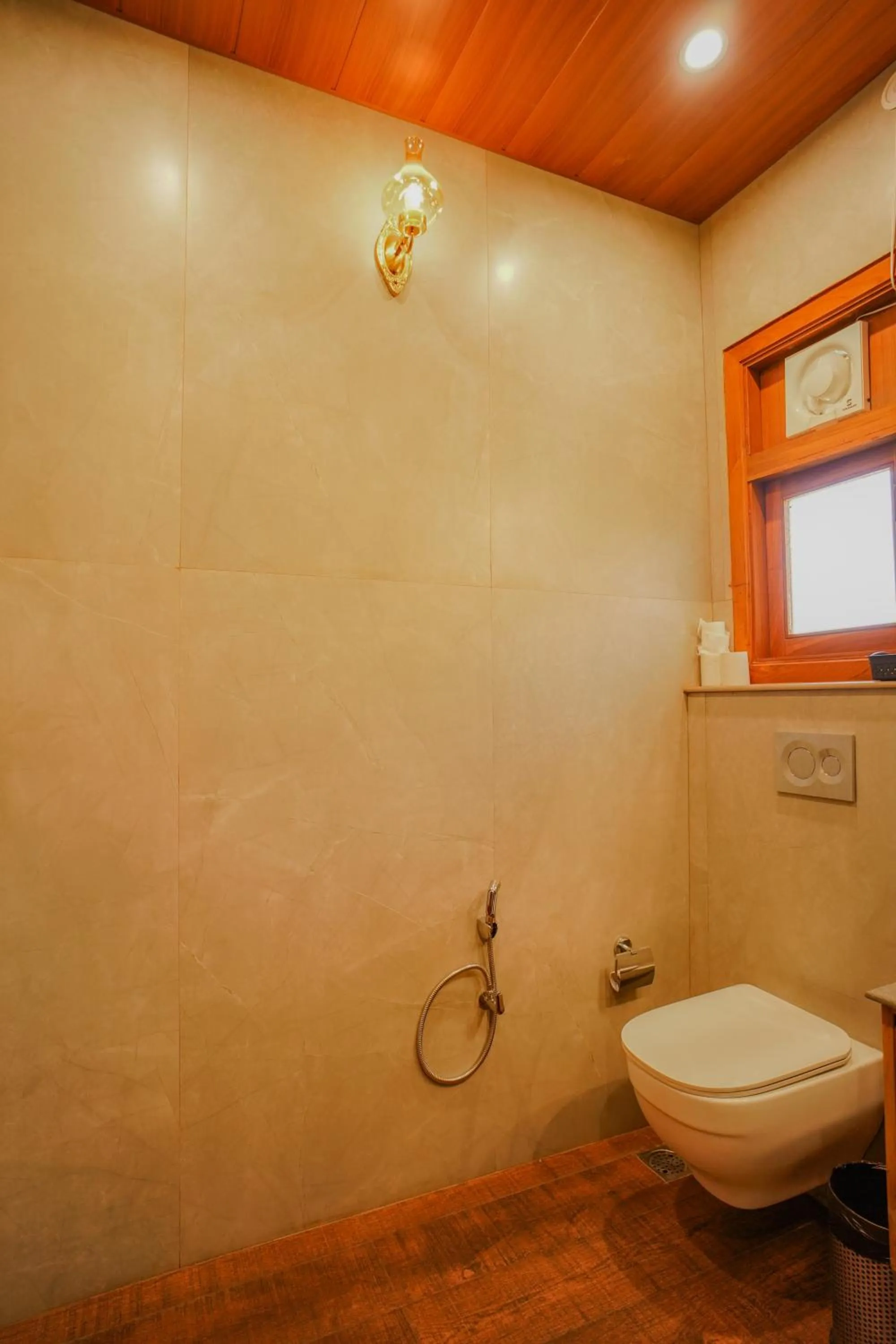 Toilet in Neelesh Inn- A Luxury Lake View Hotel- 20 kms from Nainital