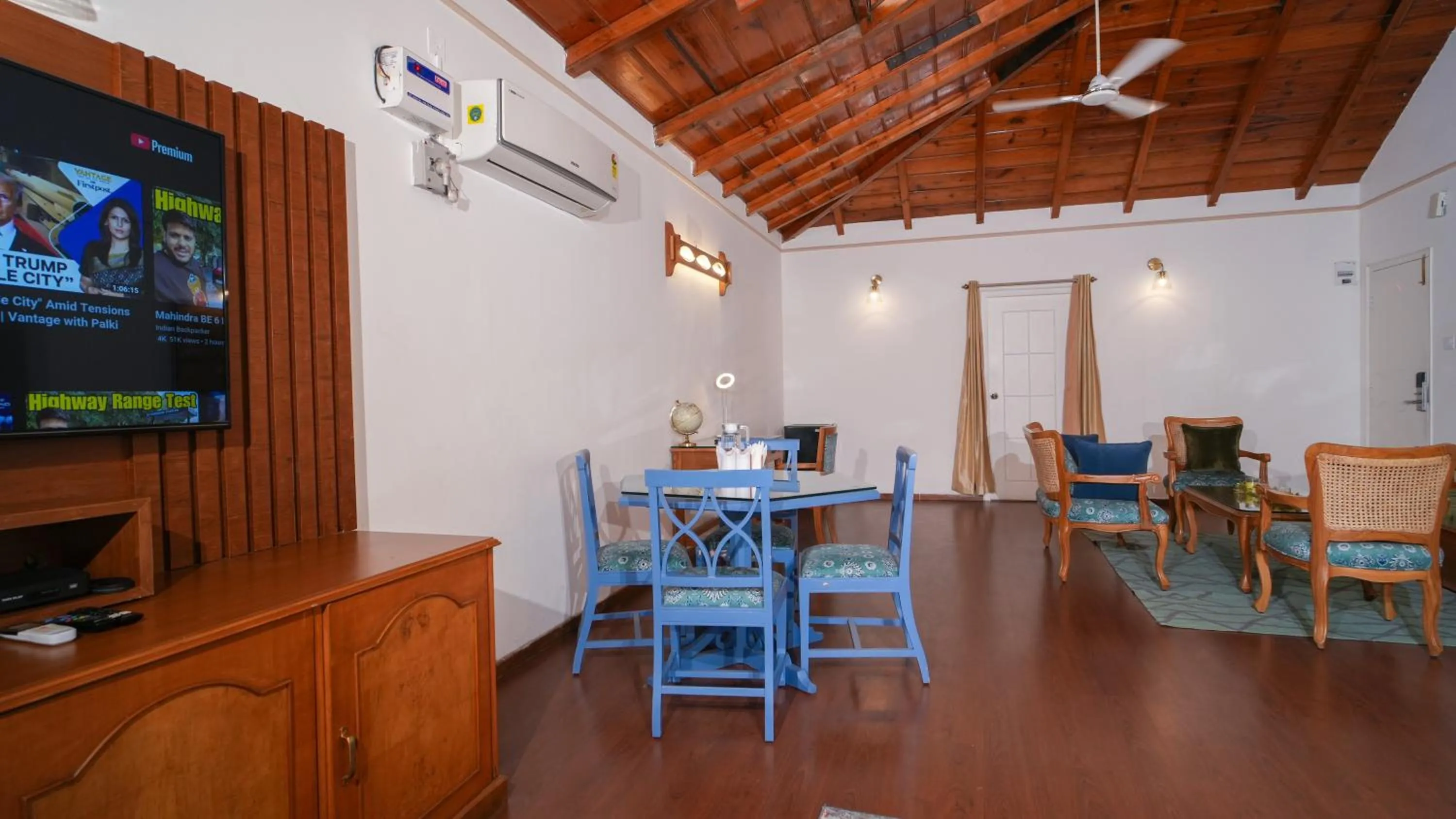 TV and multimedia in Neelesh Inn- A Luxury Lake View Hotel- 20 kms from Nainital