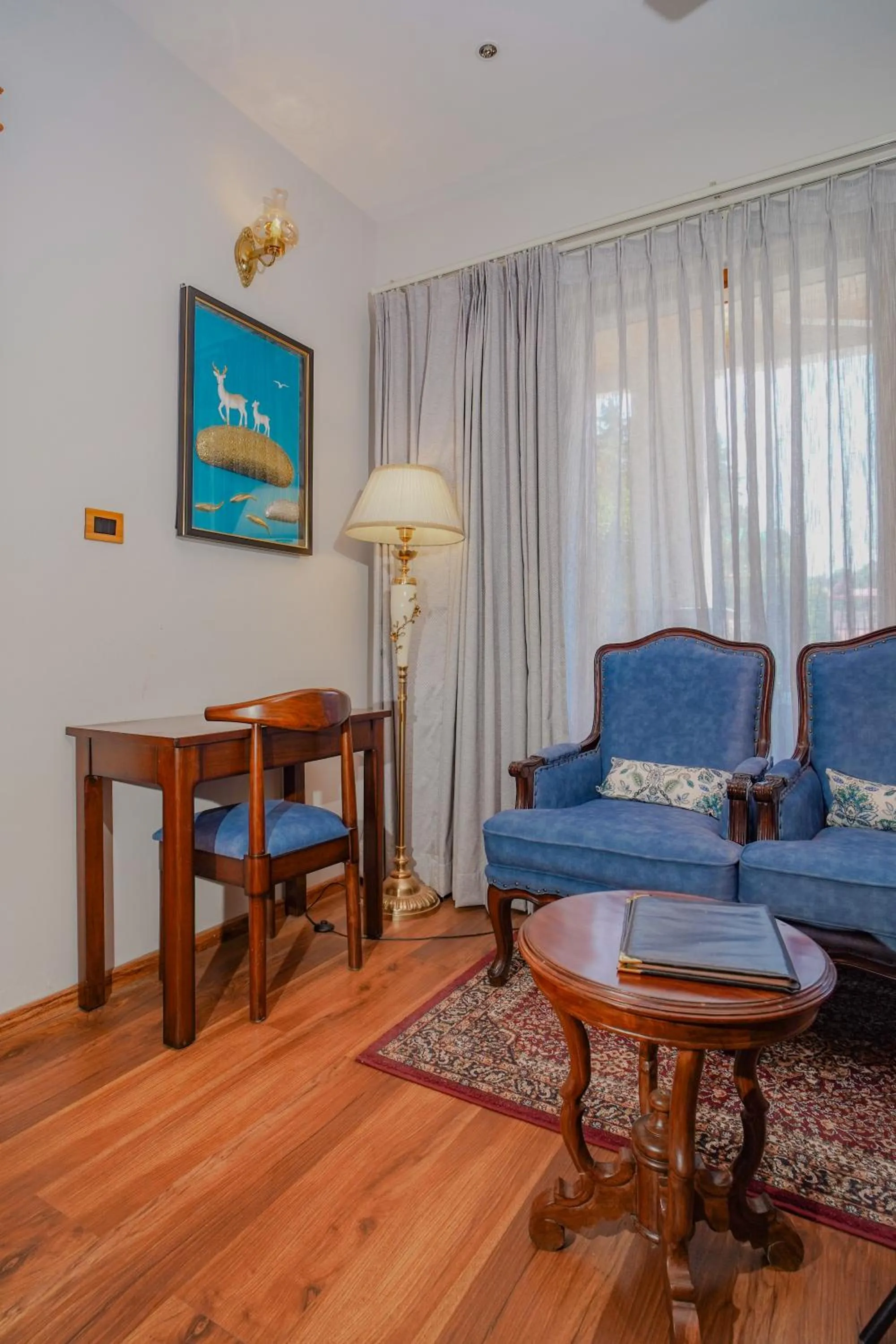 Living room in Neelesh Inn- A Luxury Lake View Hotel- 20 kms from Nainital