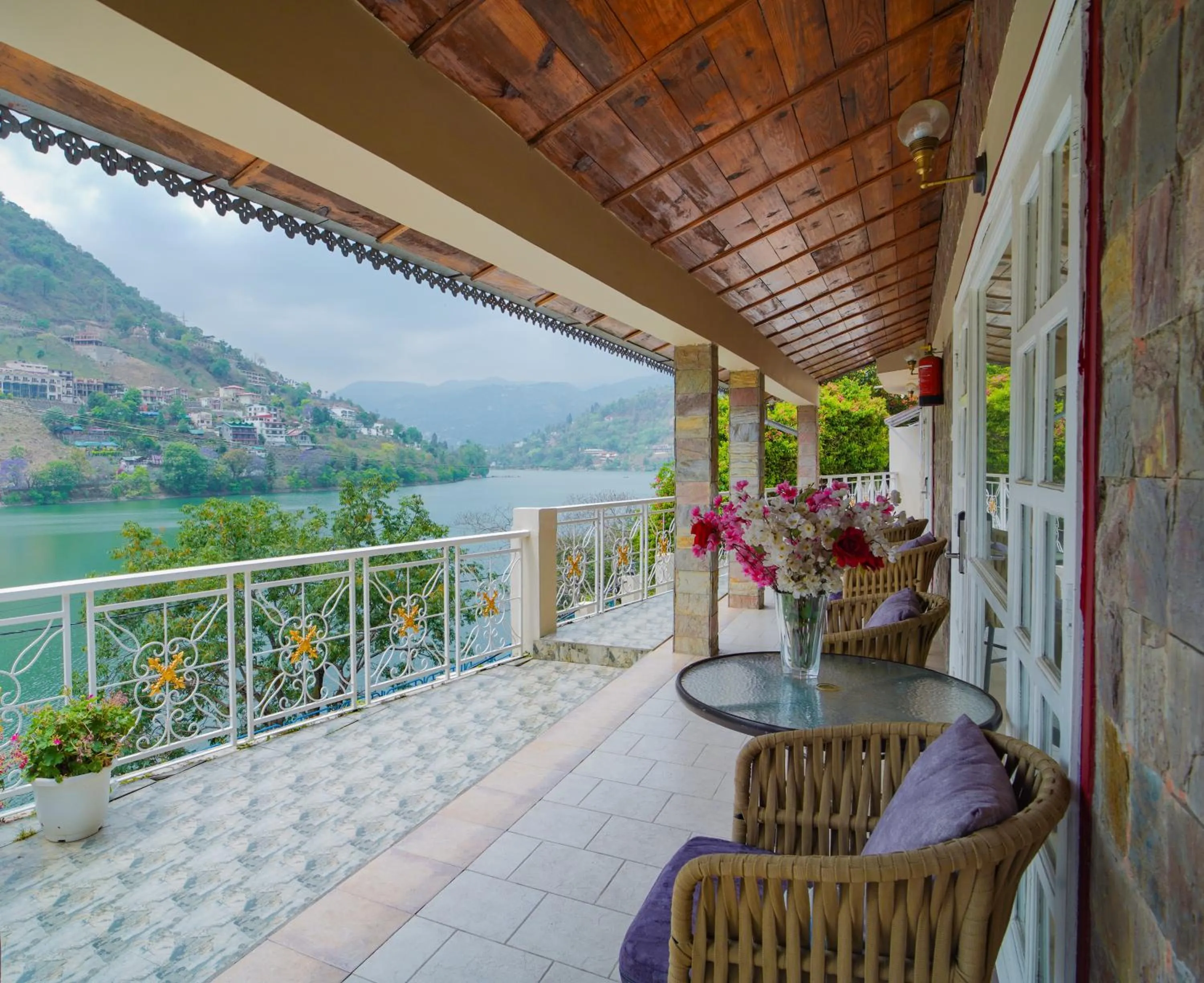 View (from property/room) in Neelesh Inn- A Luxury Lake View Hotel- 20 kms from Nainital