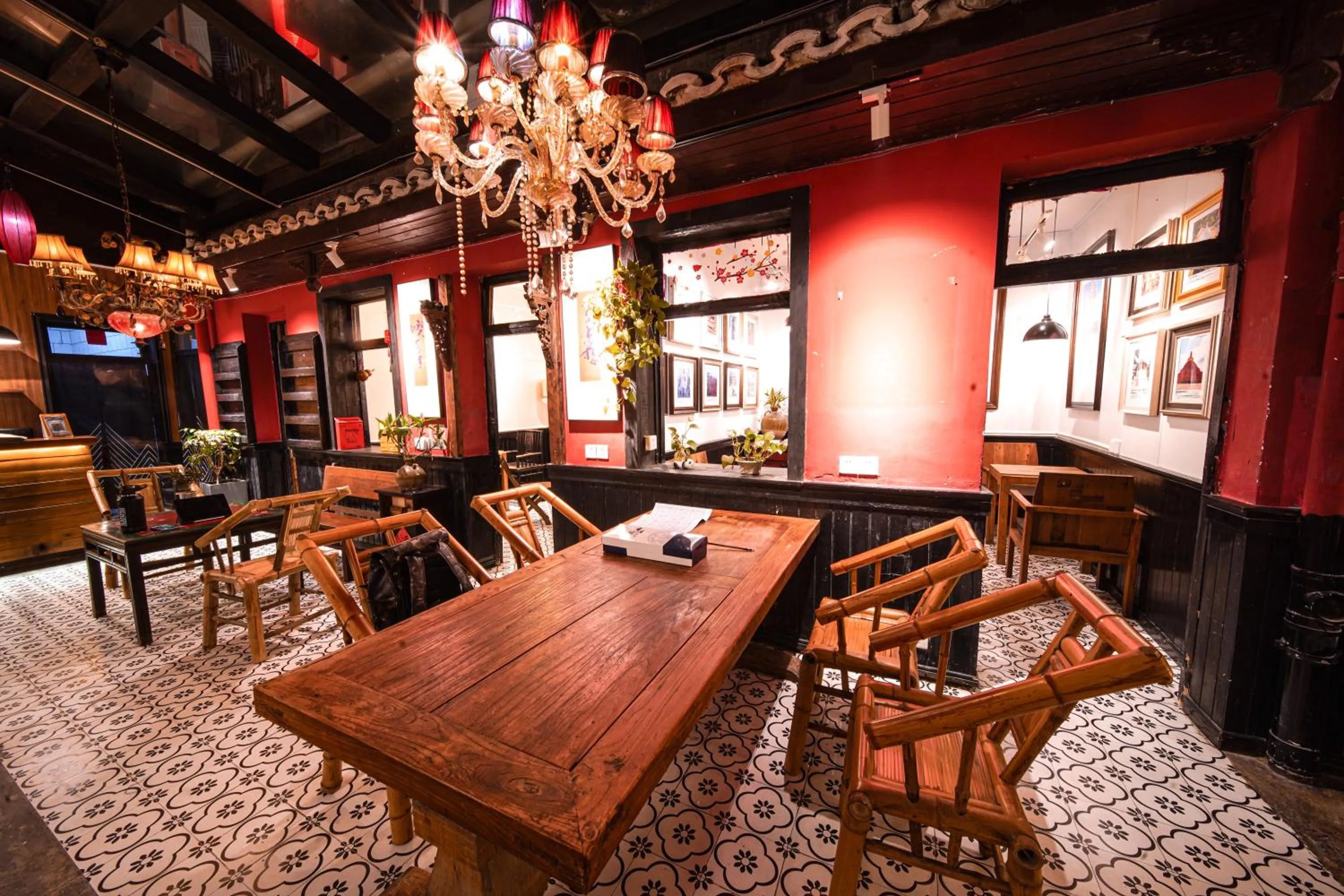 Lobby or reception in POSHPACKER - Chengdu Mix Hostel - Cicada Zen Yard