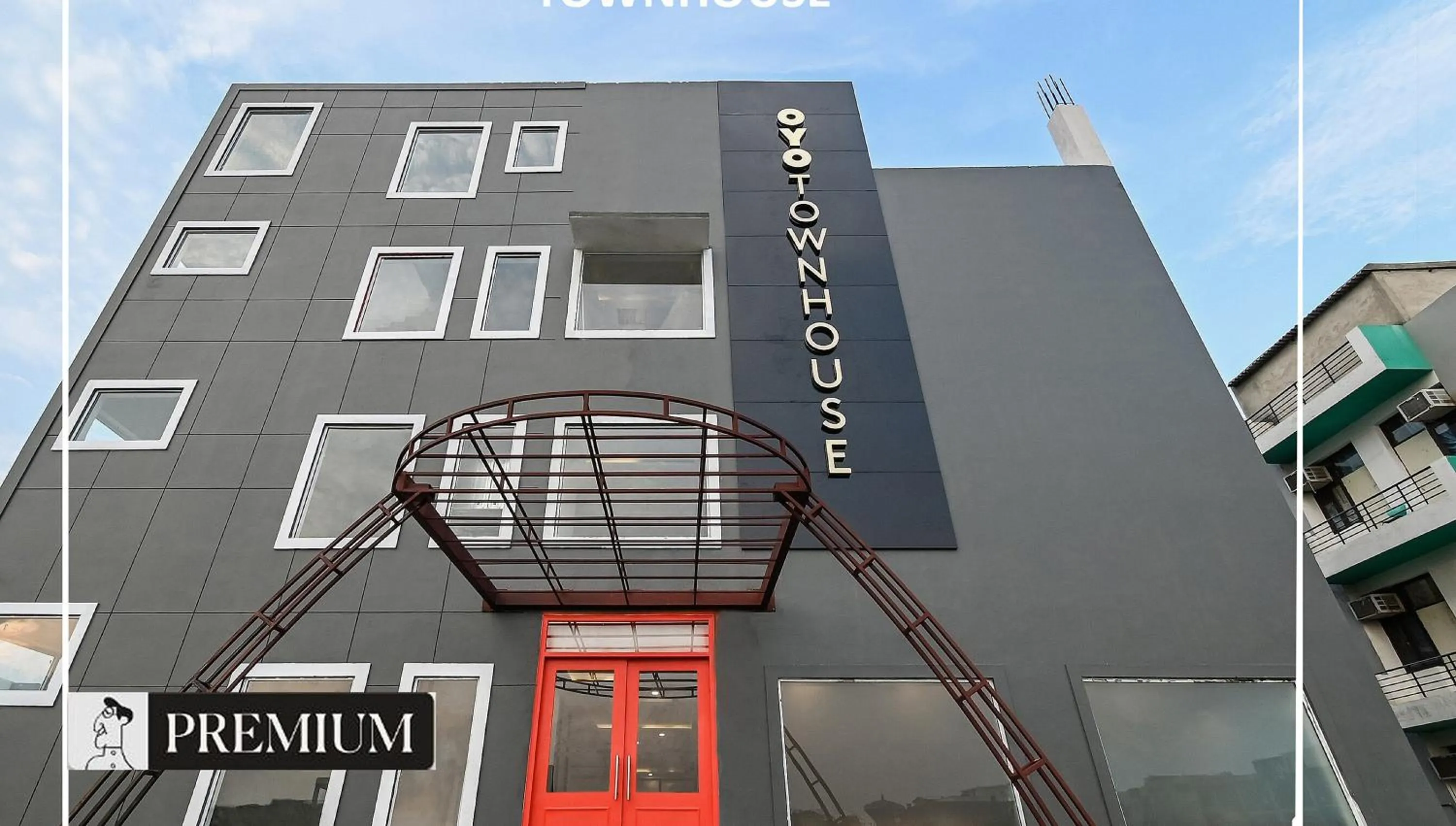 Facade/entrance in Townhouse D- Knowledge Park III