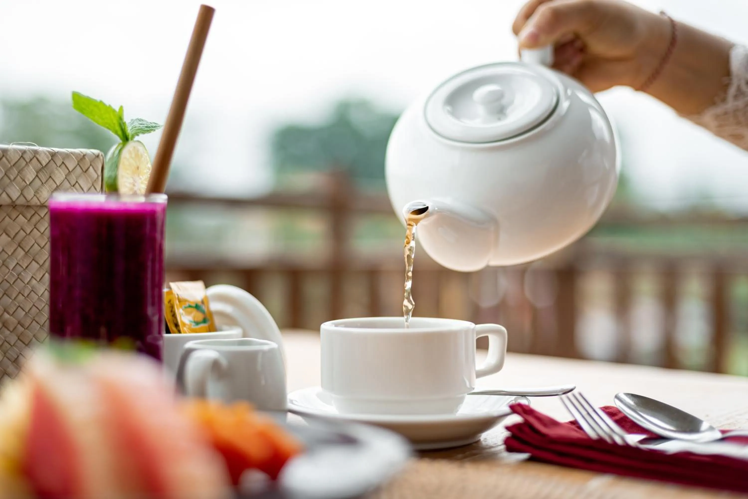 Breakfast in Santosha Place