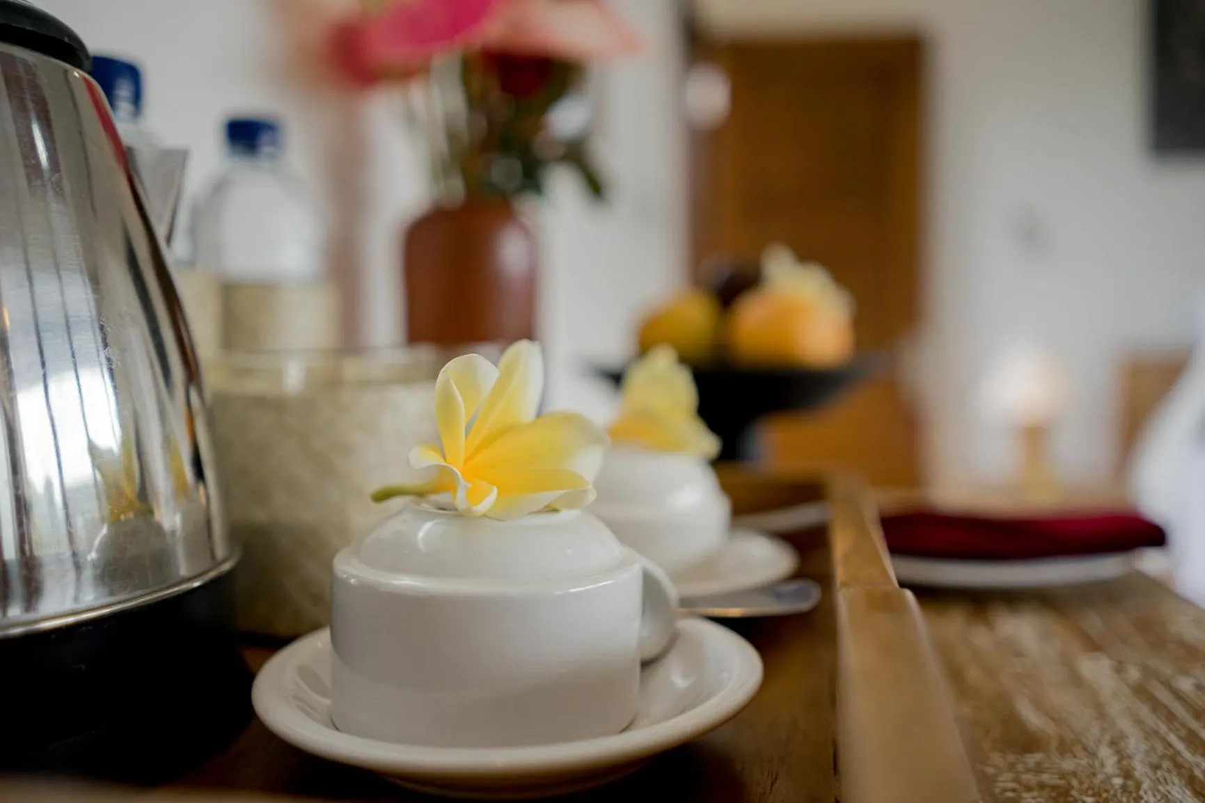 Coffee/tea facilities in Santosha Place