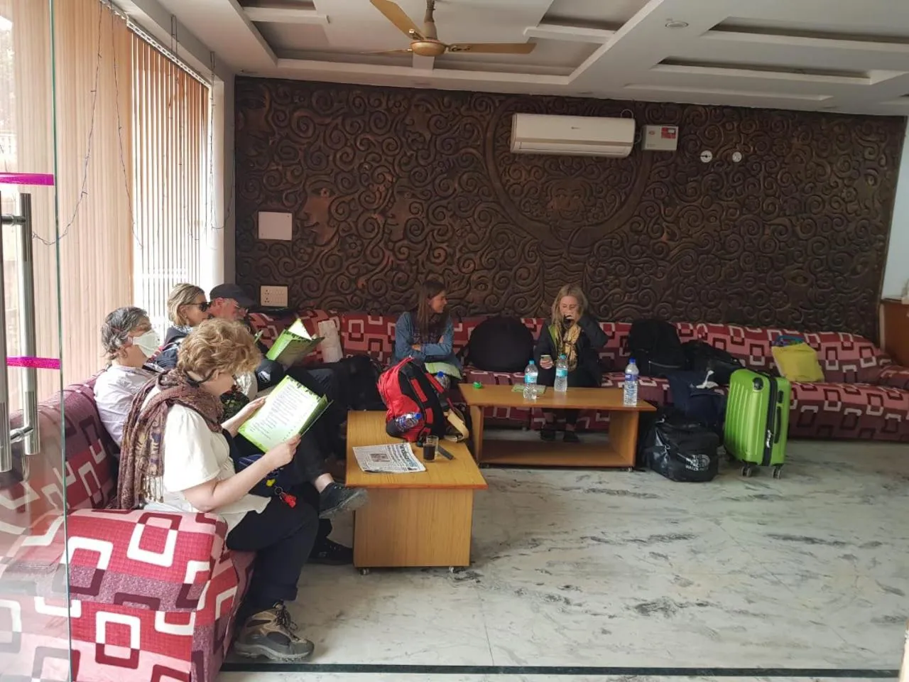 Lobby or reception in HOTEL HAIFA