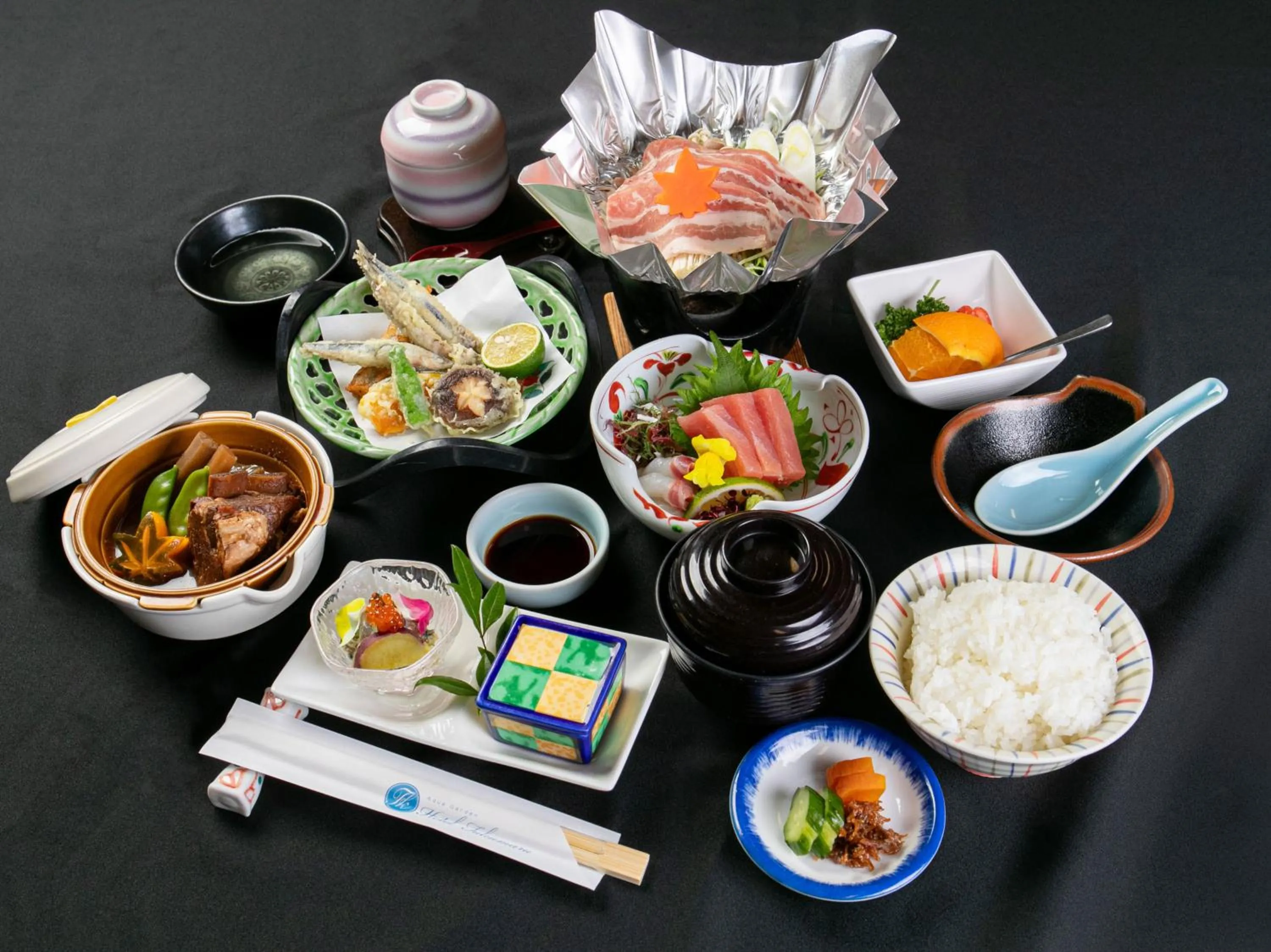 Food in Aqua Garden Hotel Fukumaru