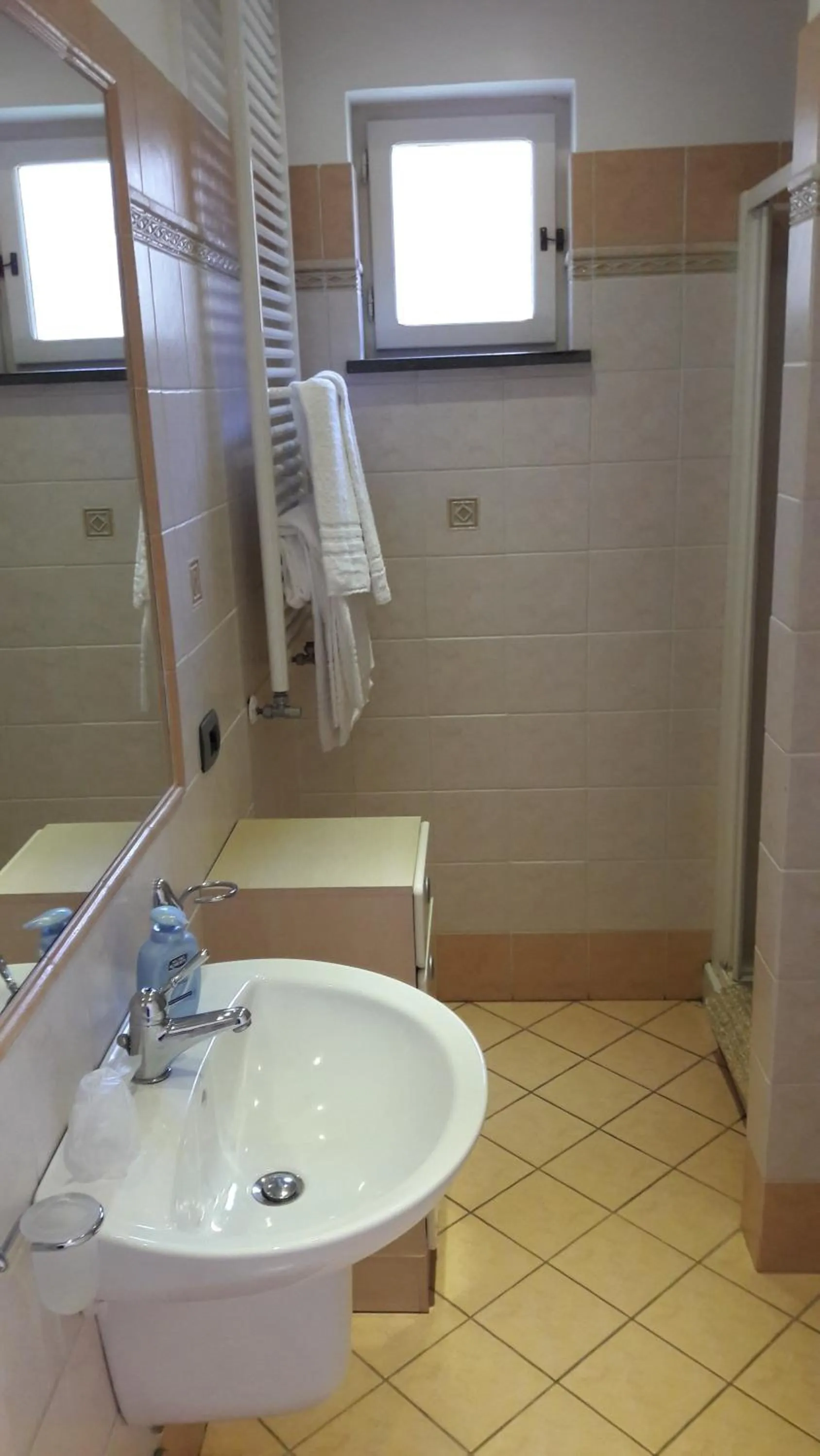 Bathroom in Agriturismo La Lobra