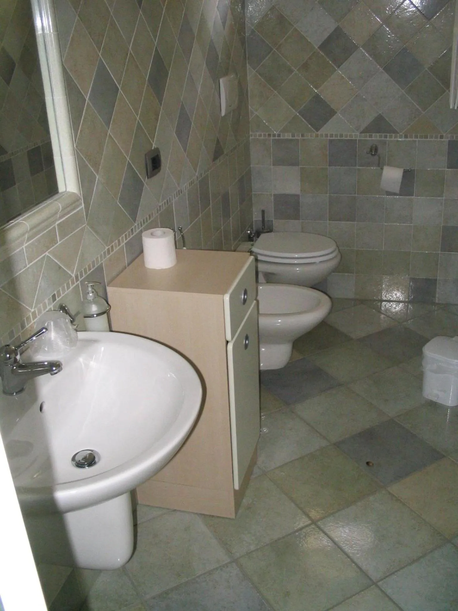 Bathroom in Agriturismo La Lobra